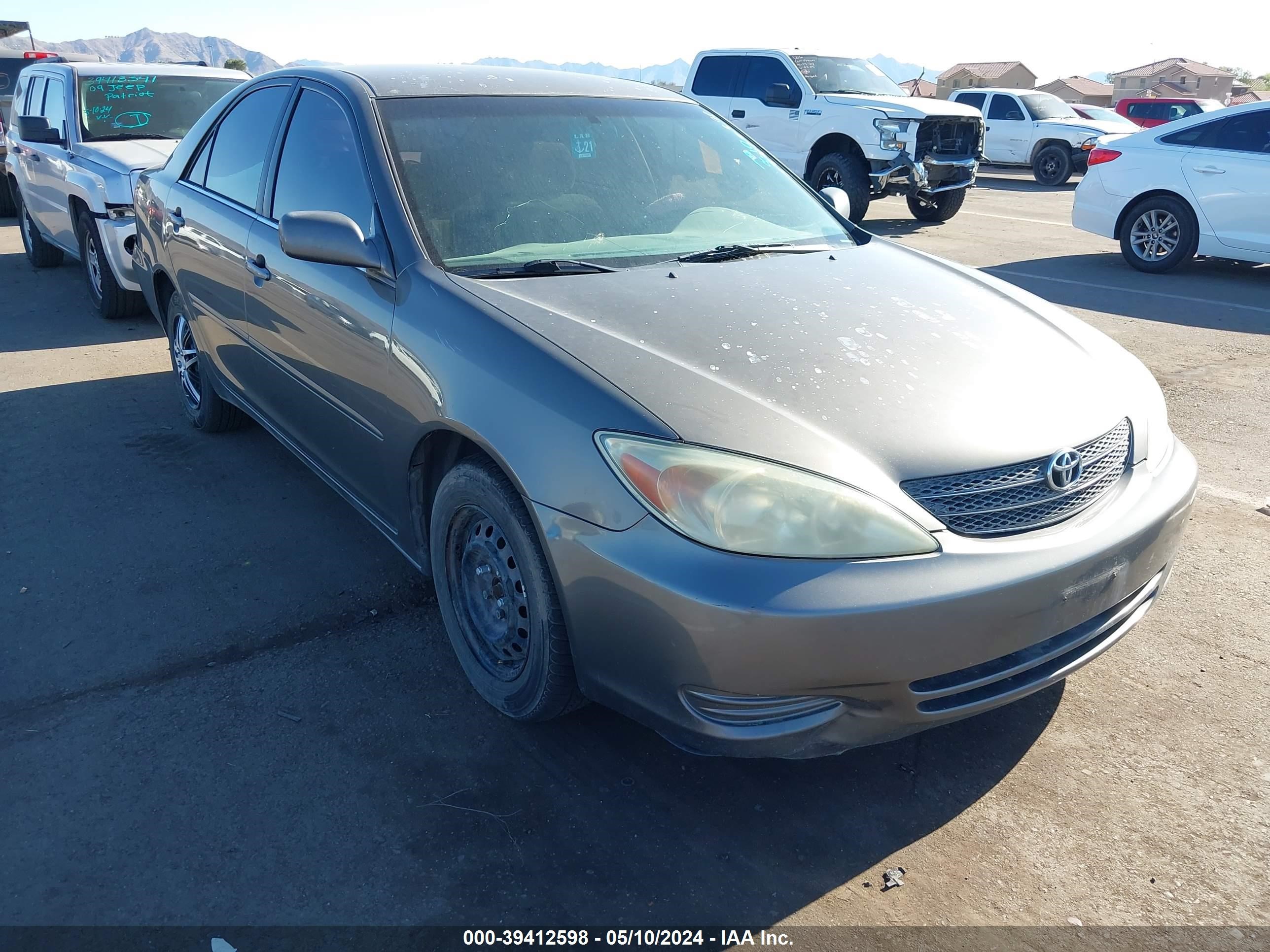 toyota camry 2002 4t1be32k82u584861