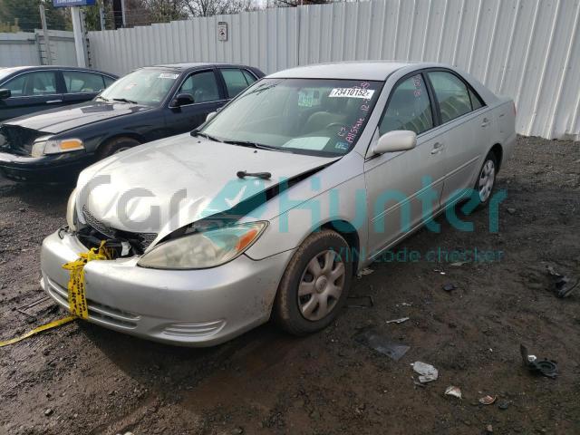 toyota camry le 2003 4t1be32k83u134502