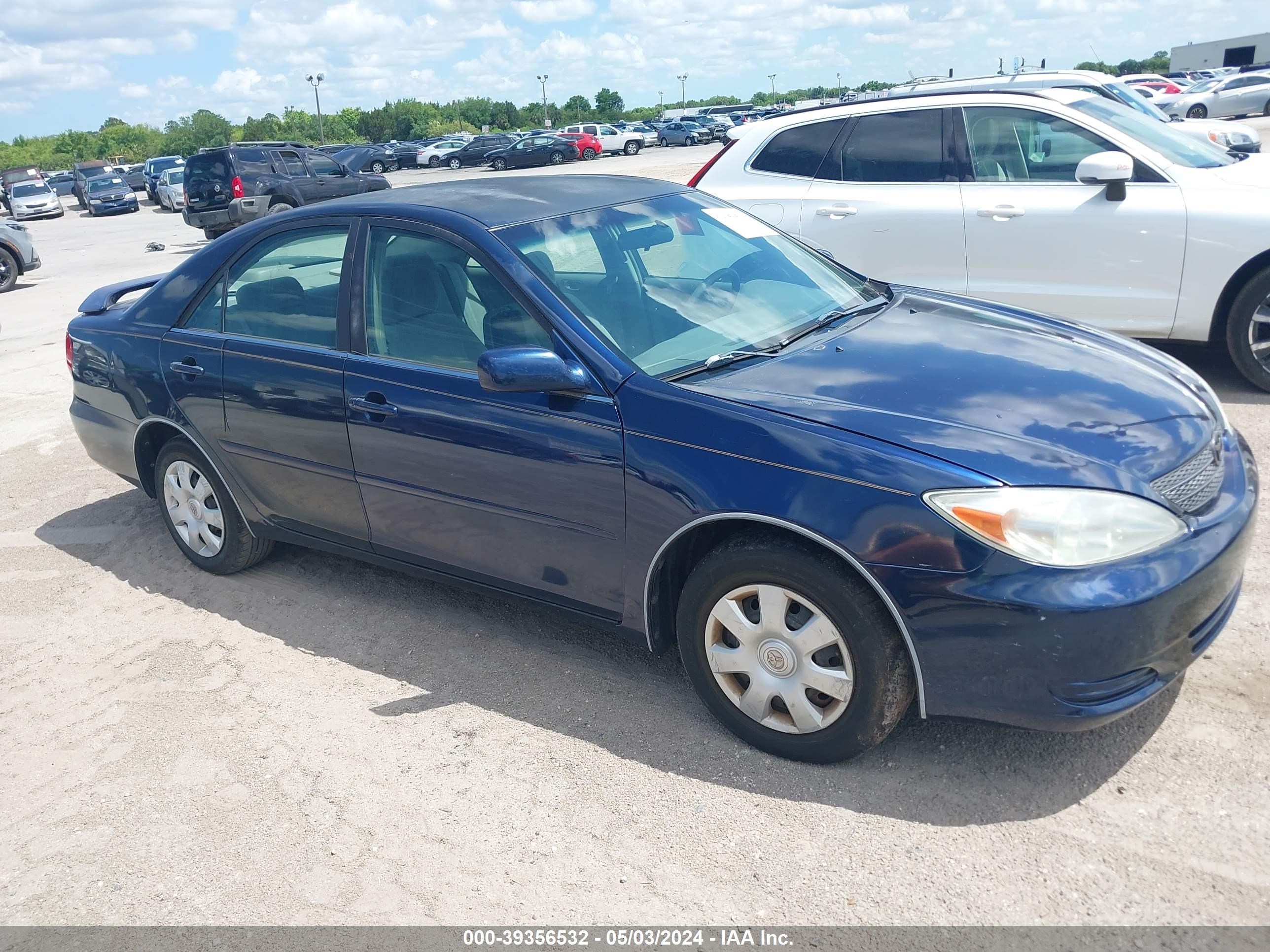 toyota camry 2003 4t1be32k83u154782