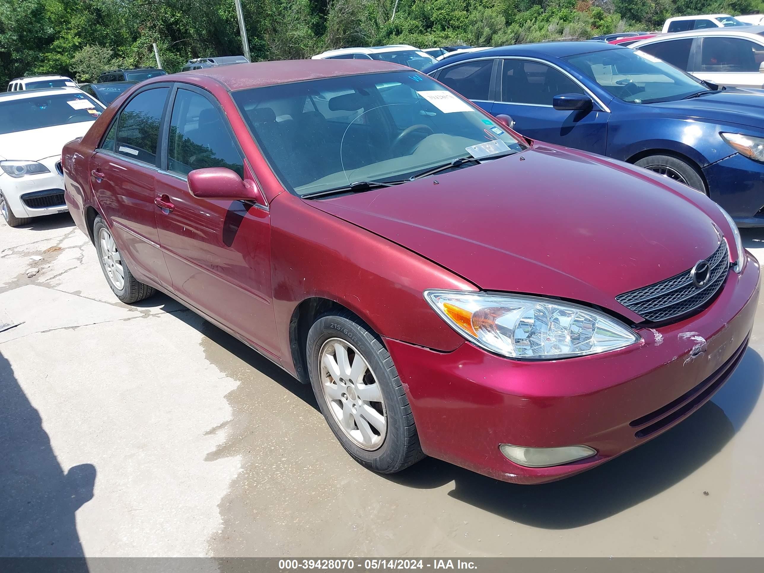 toyota camry 2004 4t1be32k84u357219