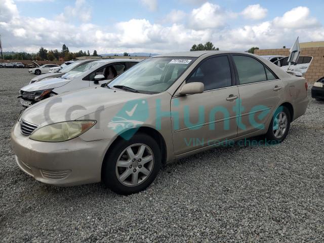 toyota camry le 2005 4t1be32k85u385586