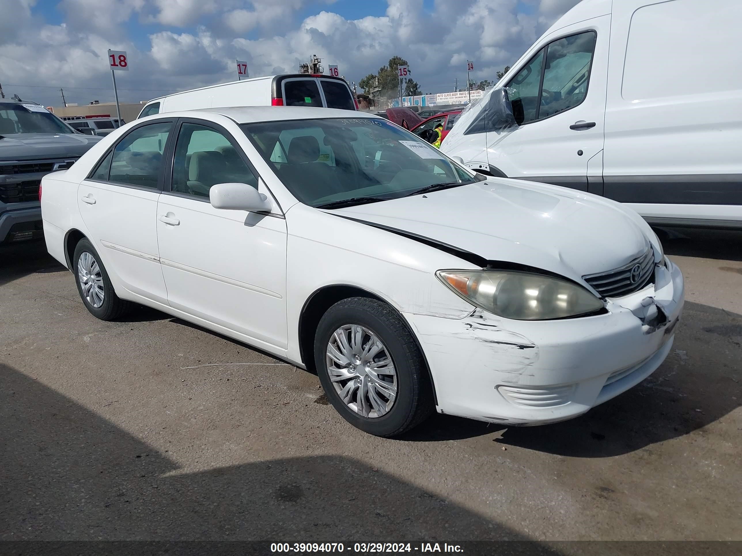 toyota camry 2006 4t1be32k86u690054