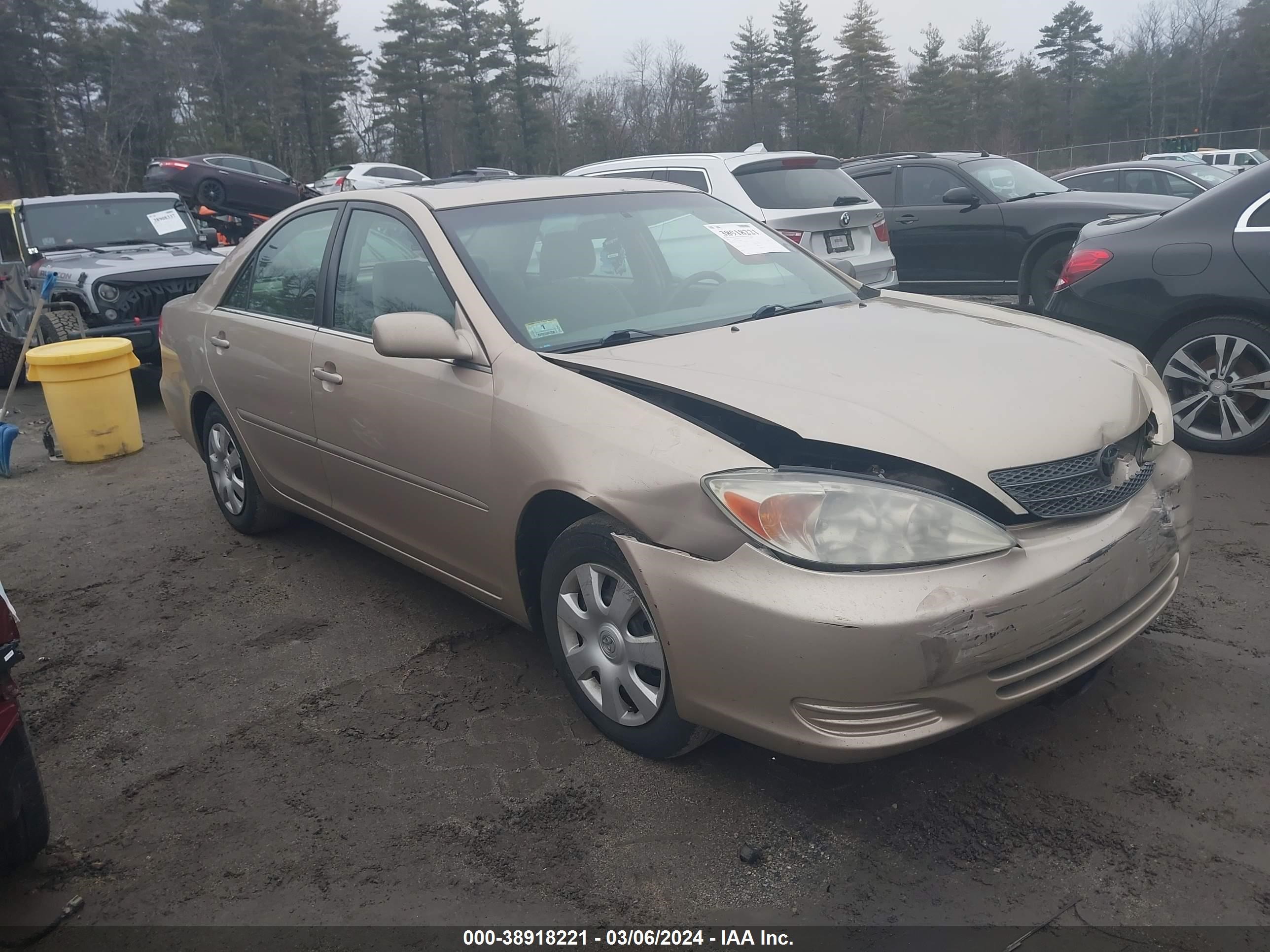 toyota camry 2002 4t1be32k92u030888