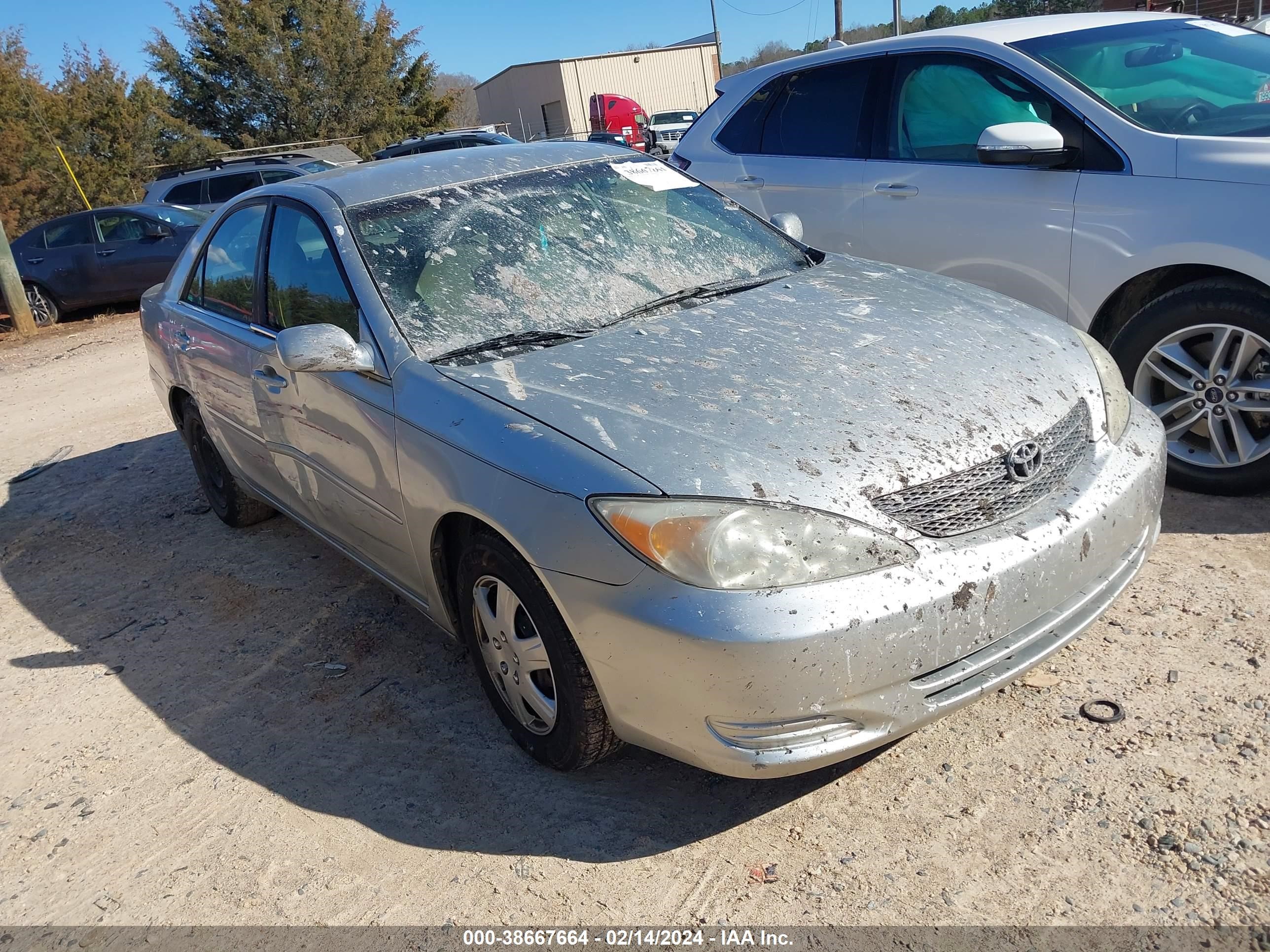 toyota camry 2002 4t1be32k92u054169