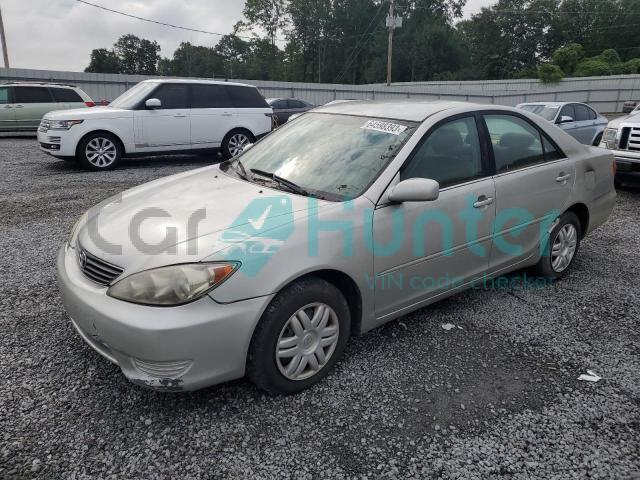 toyota camry le 2005 4t1be32k95u951433