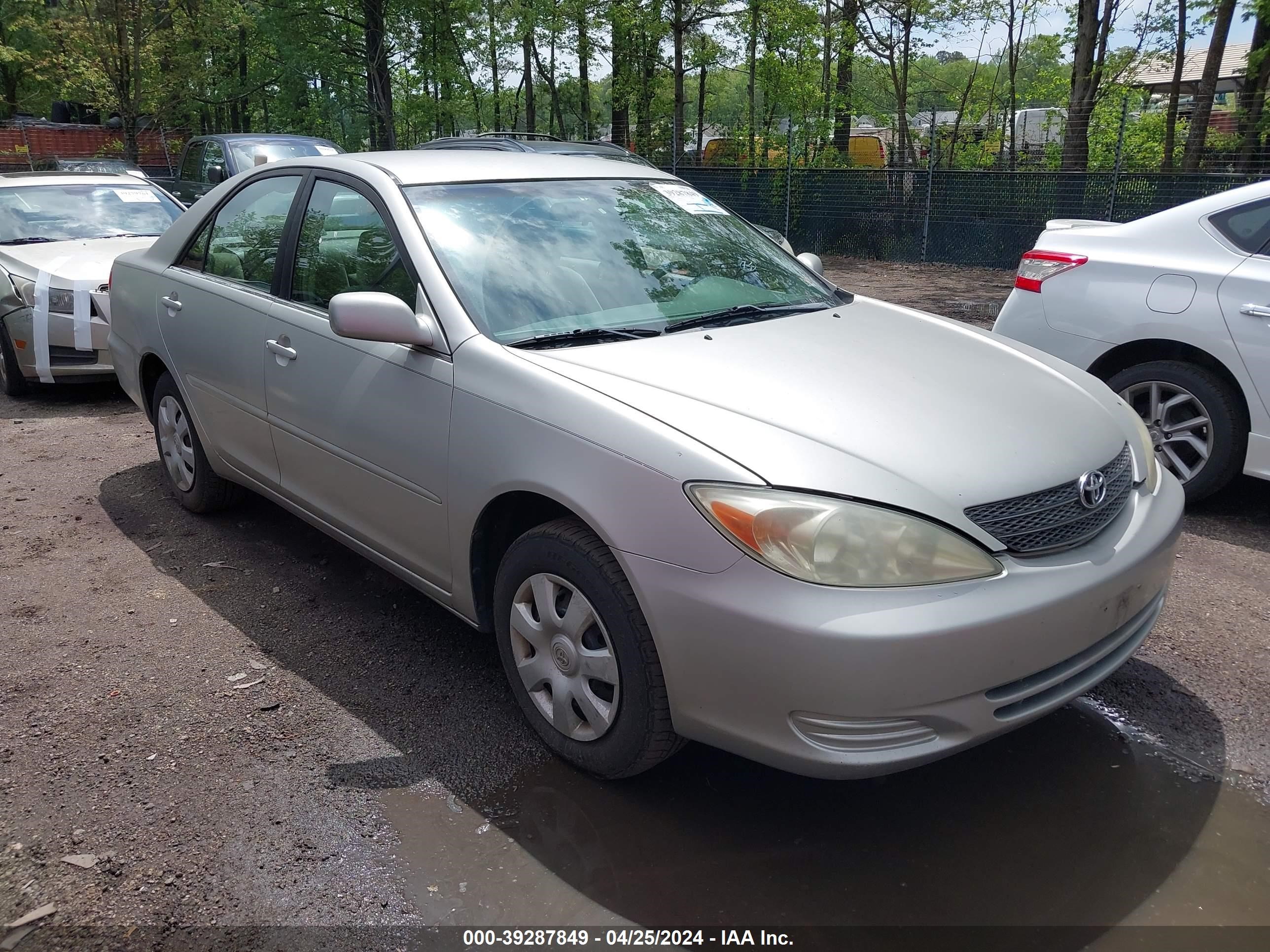 toyota camry 2002 4t1be32kx2u537220