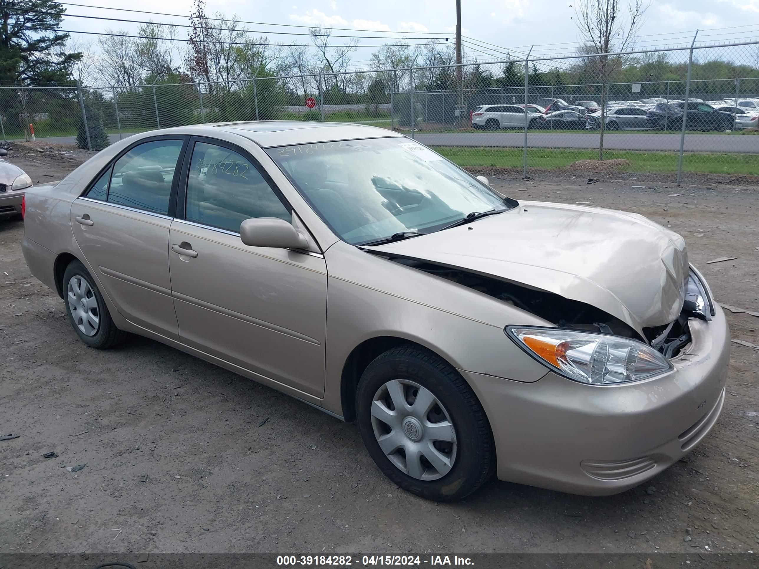 toyota camry 2002 4t1be32kx2u563624