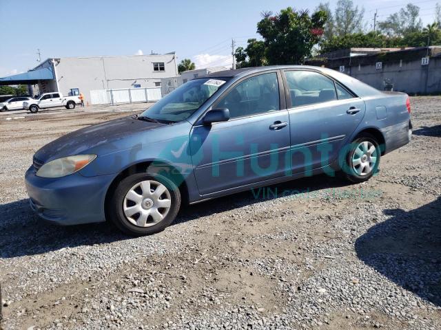 toyota camry le 2003 4t1be32kx3u749312