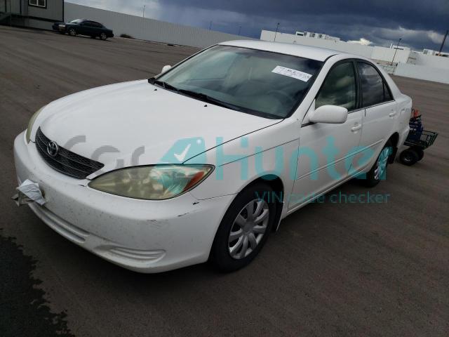 toyota camry le 2004 4t1be32kx4u345573