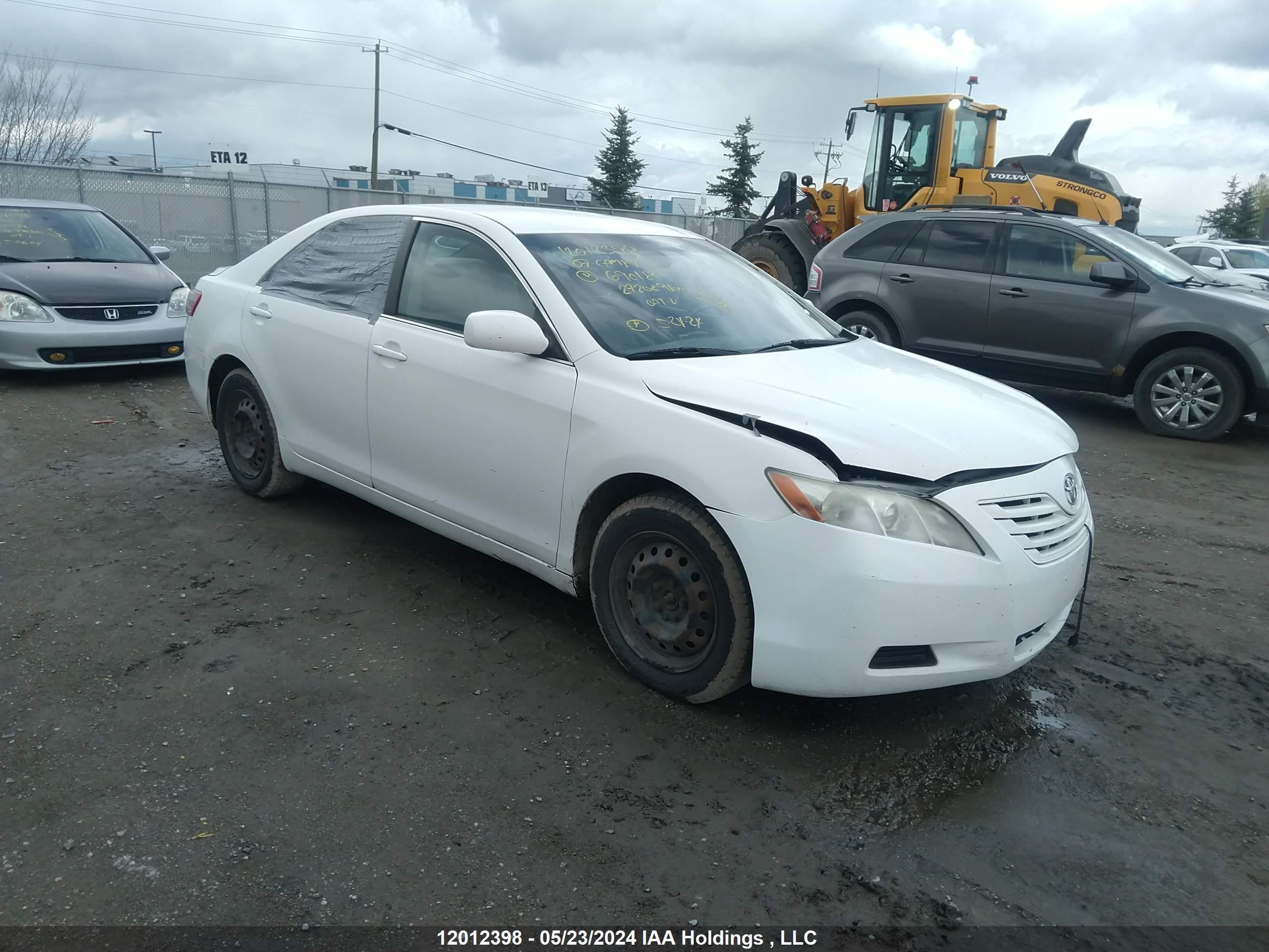 toyota camry 2007 4t1be46k07u690180