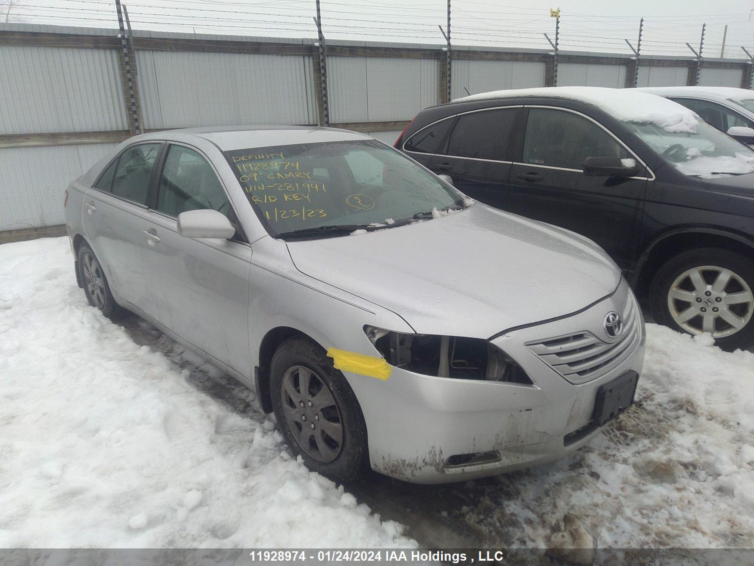 toyota camry 2009 4t1be46k09u281941