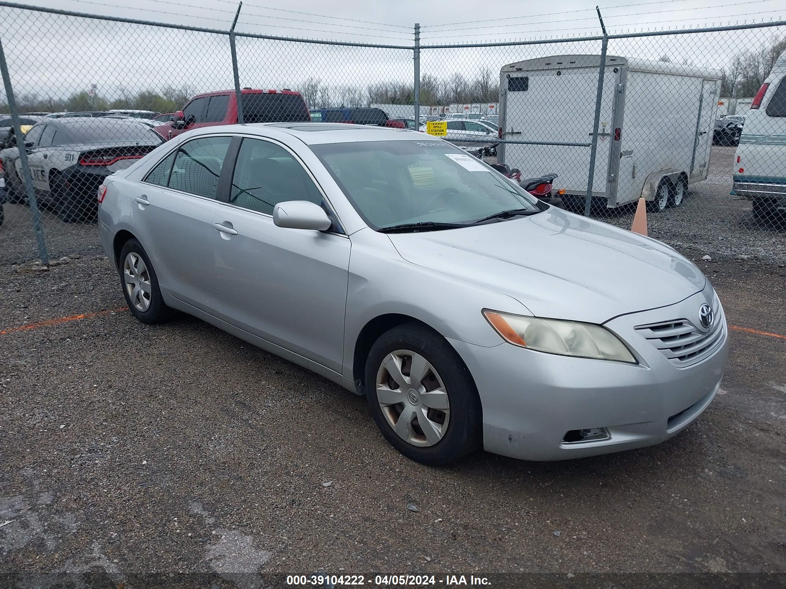 toyota camry 2008 4t1be46k18u198209