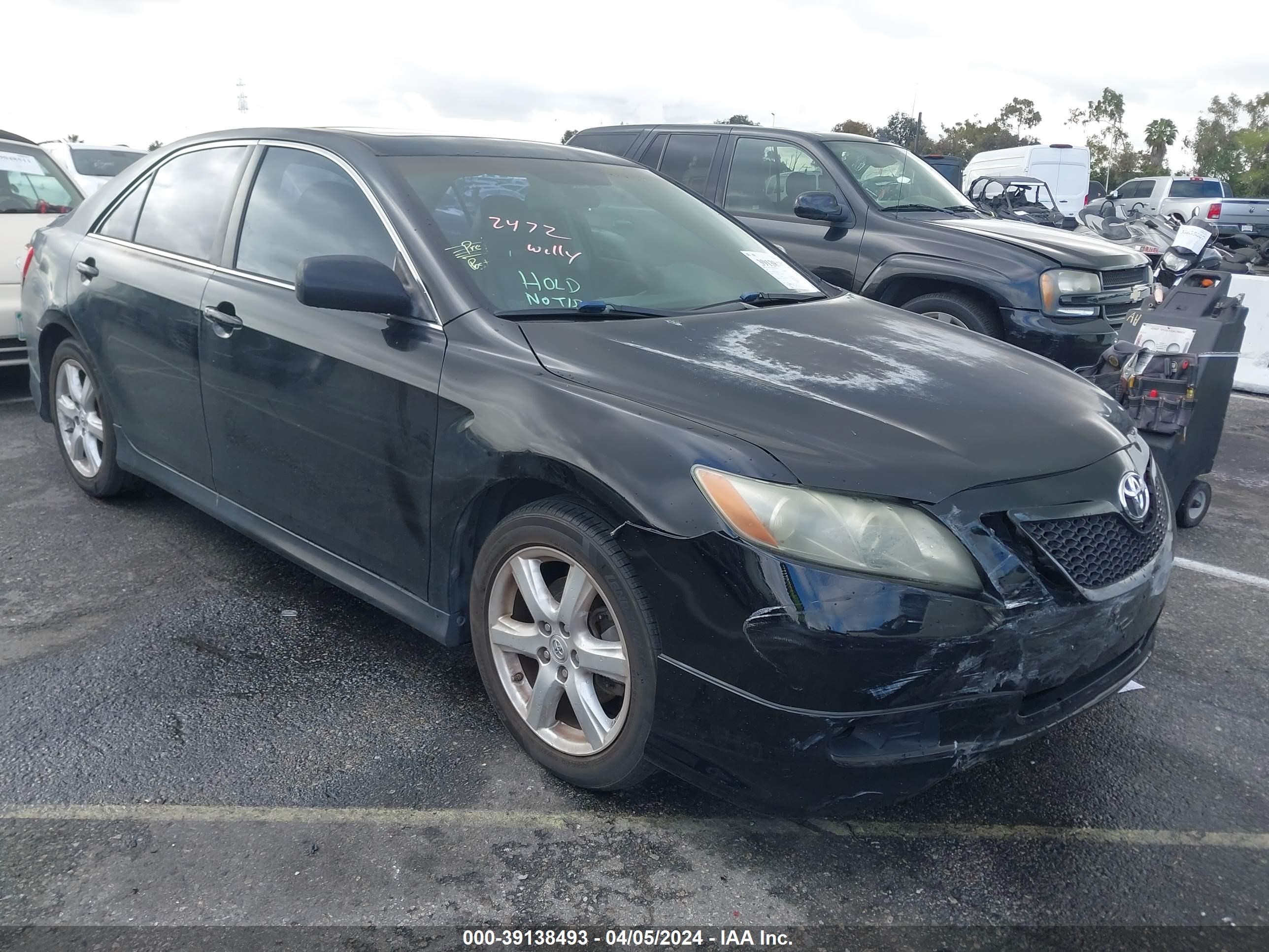 toyota camry 2007 4t1be46k27u070625