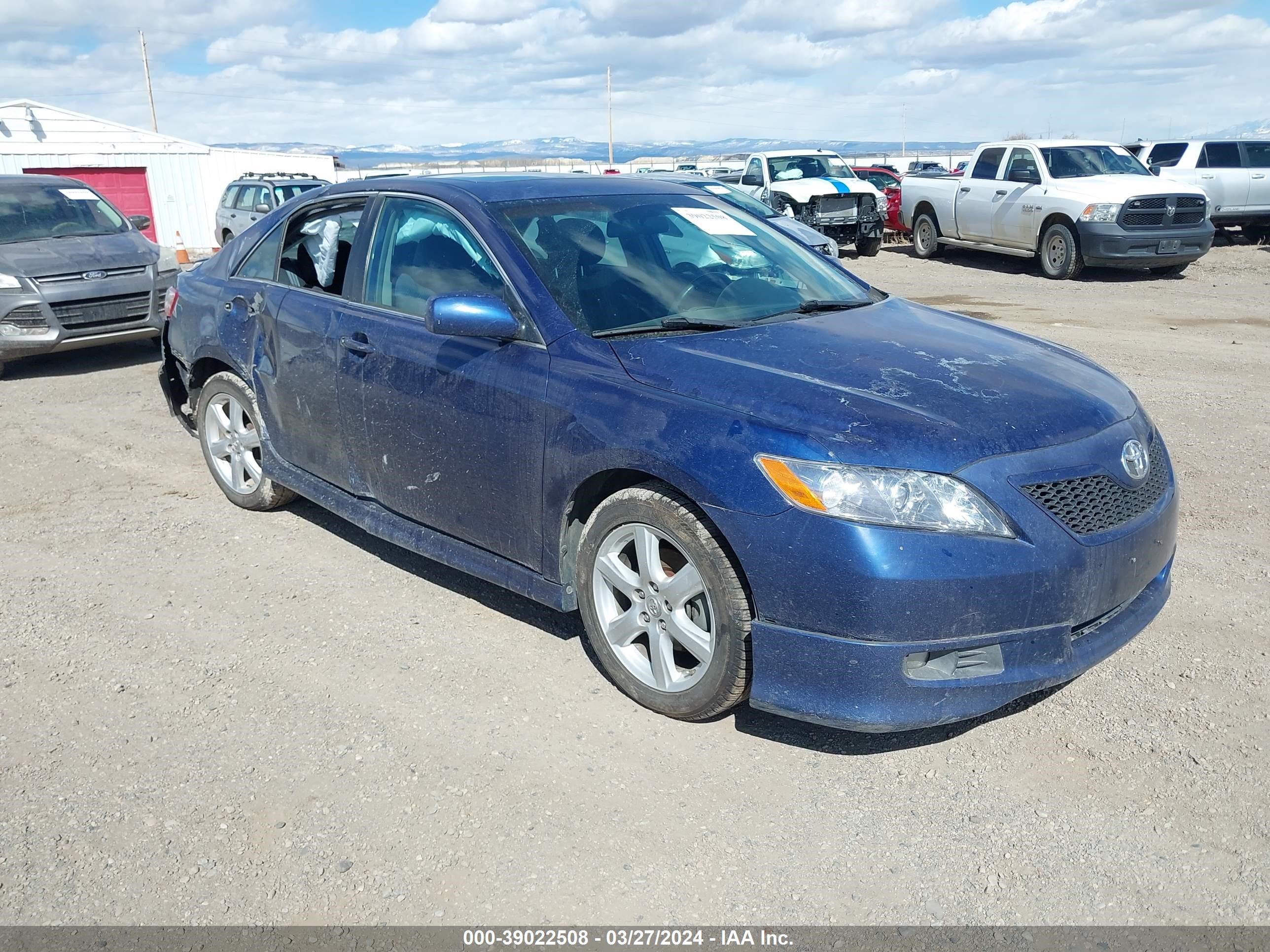 toyota camry 2007 4t1be46k27u133576