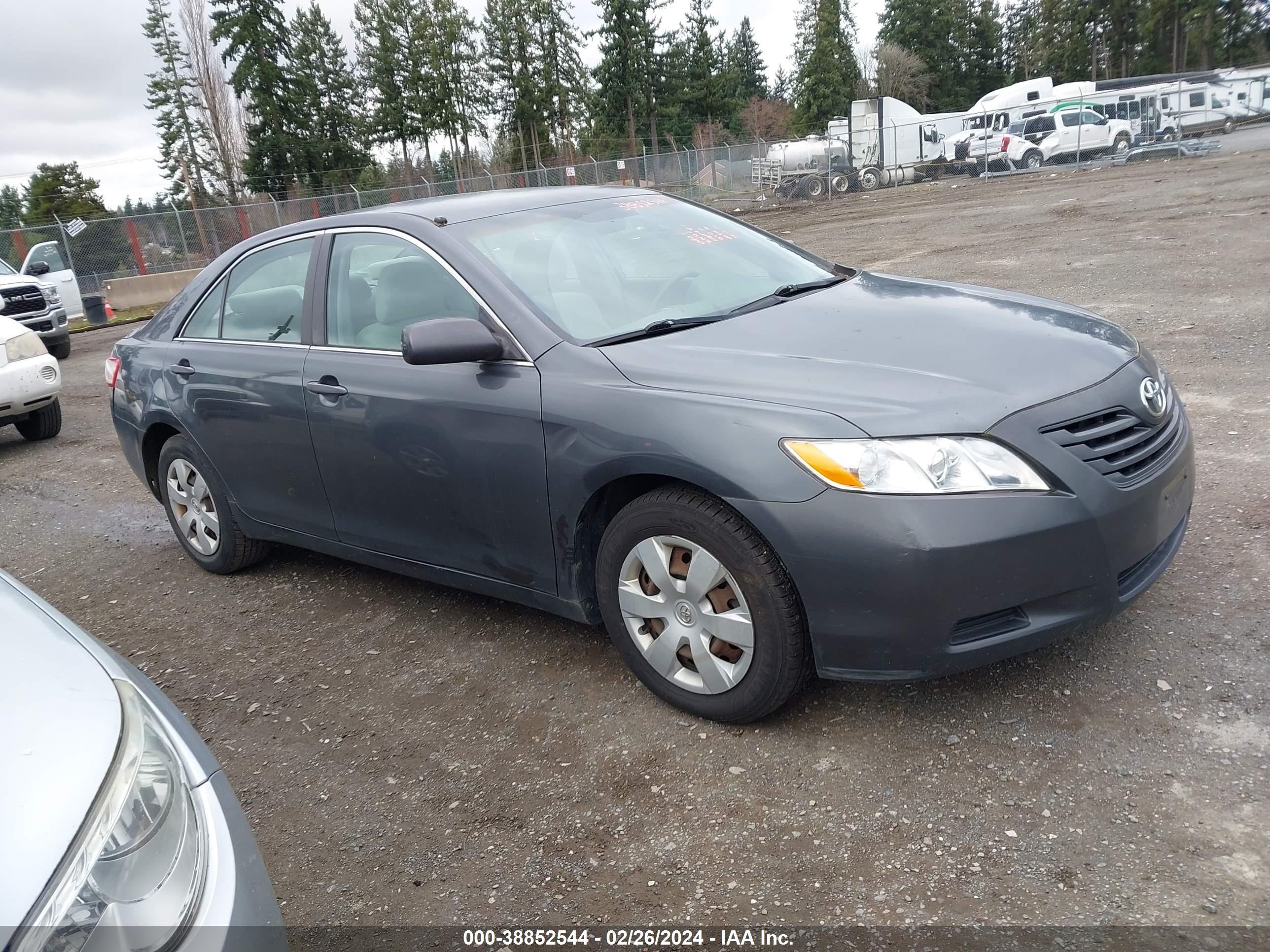 toyota camry 2007 4t1be46k27u168215