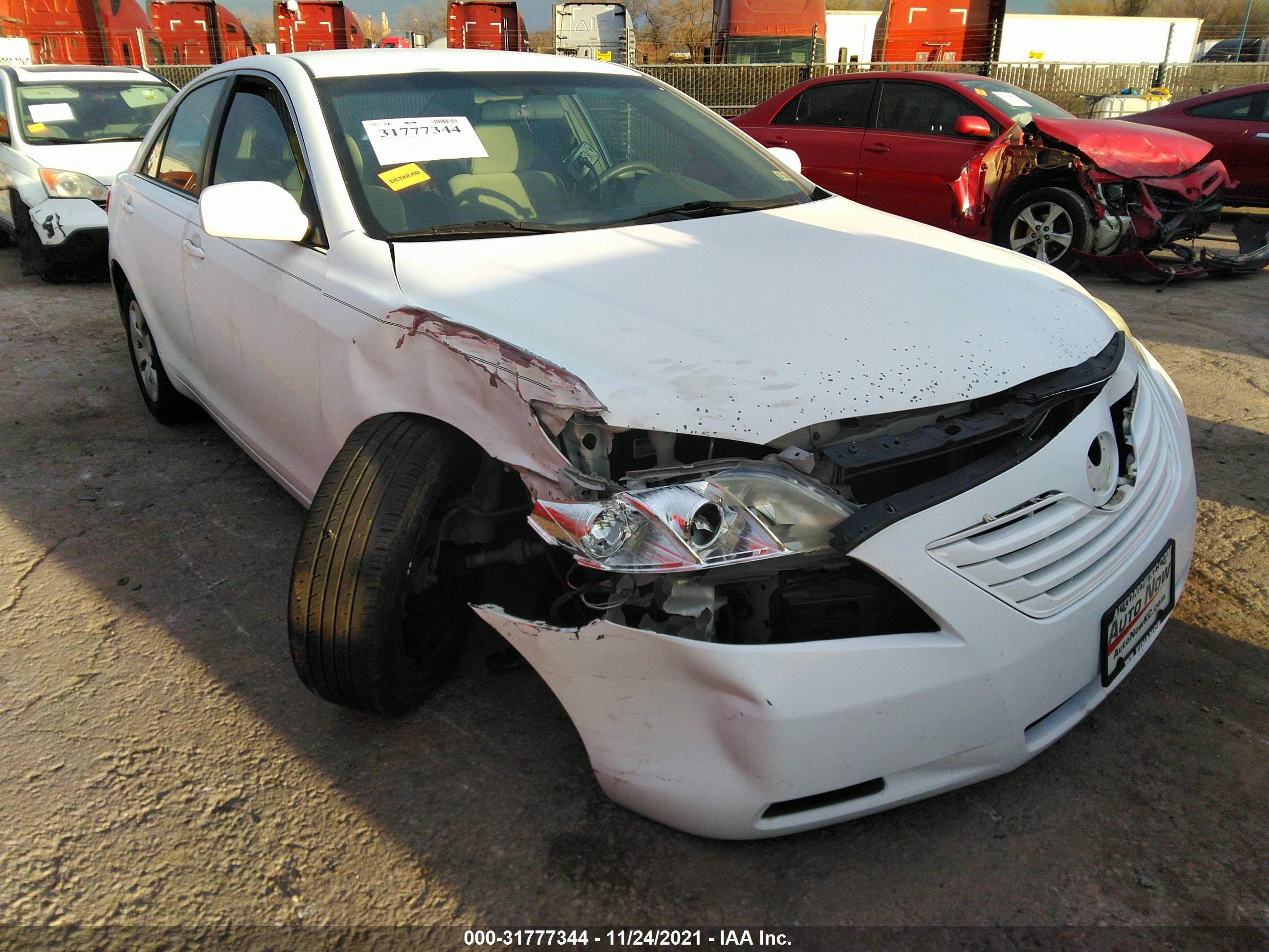 toyota camry 2007 4t1be46k27u611088