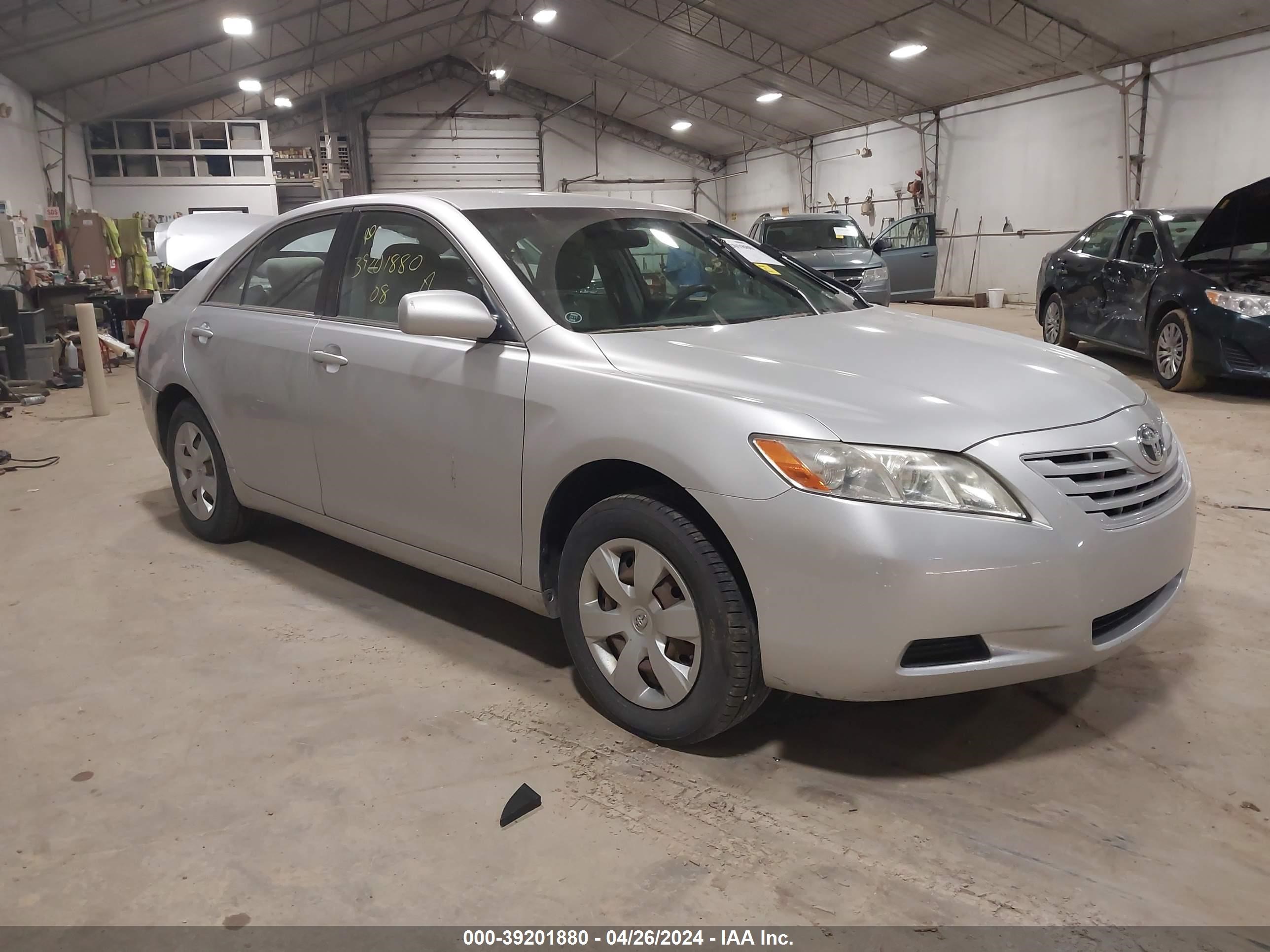 toyota camry 2008 4t1be46k28u731684