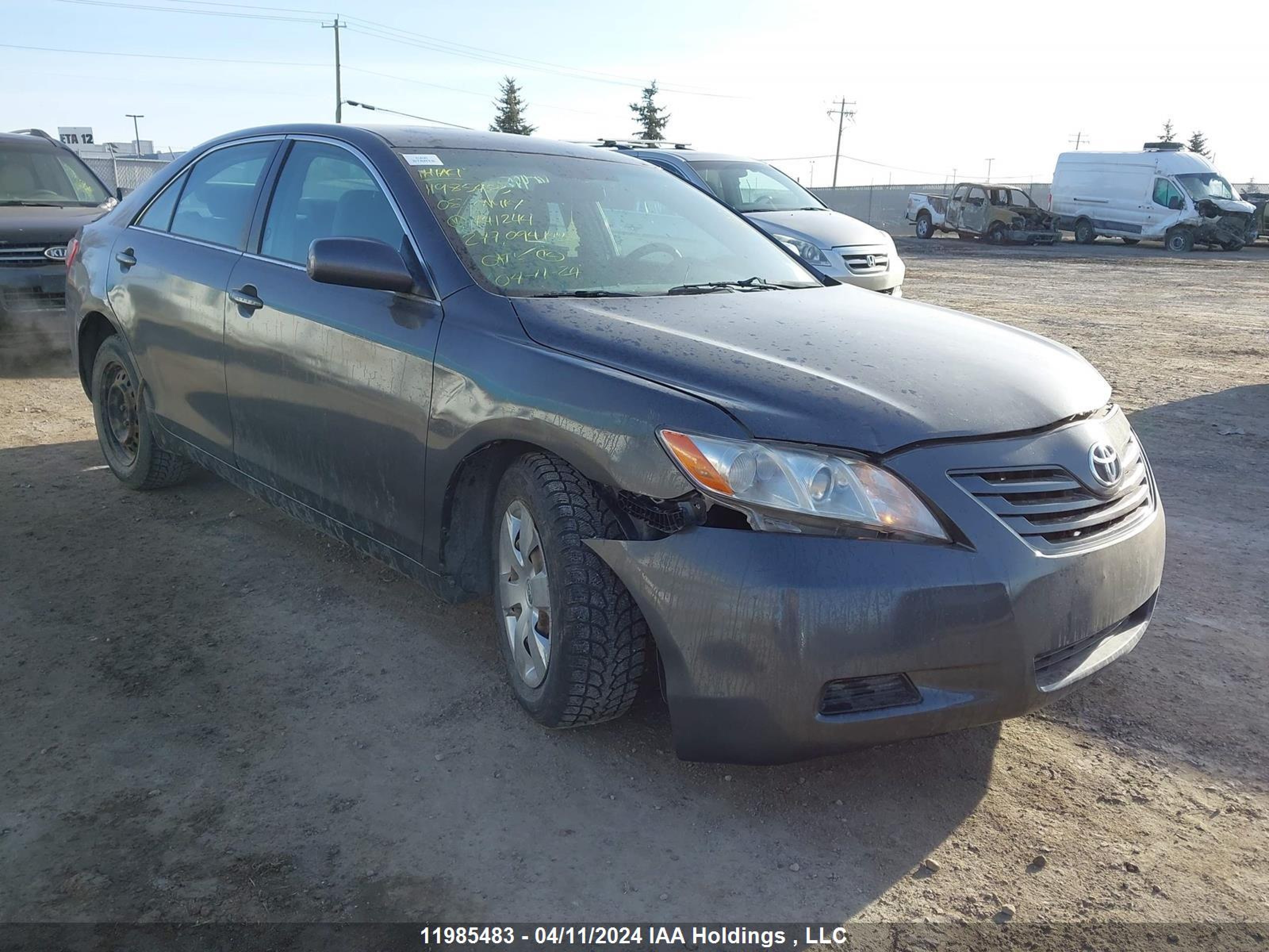 toyota camry 2008 4t1be46k28u741244