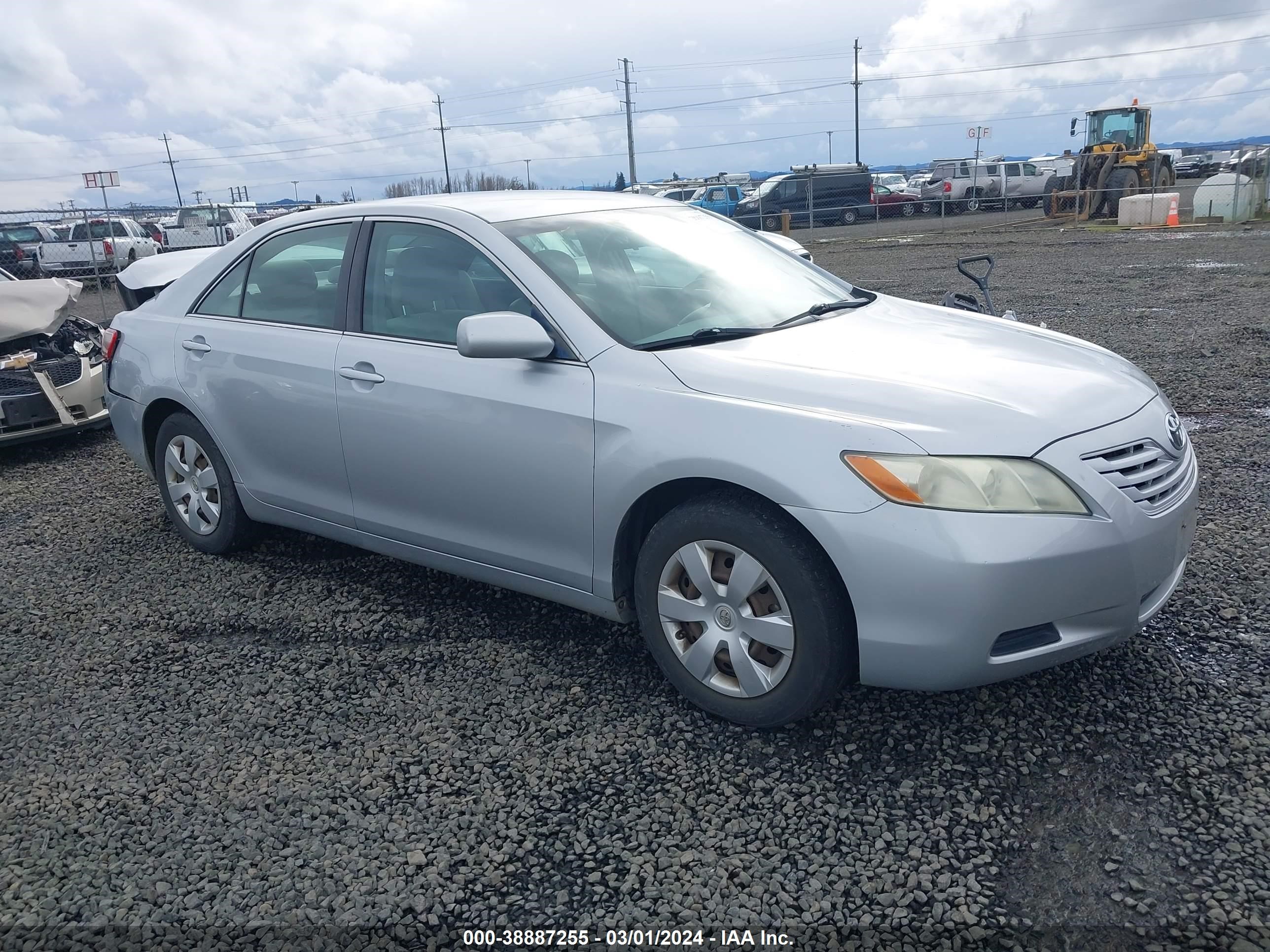 toyota camry 2007 4t1be46k37u106533