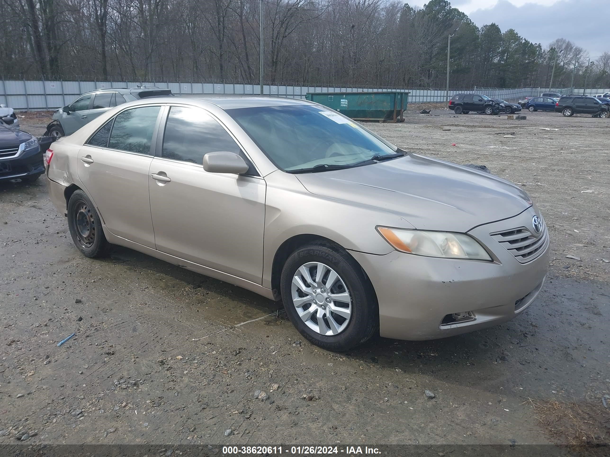 toyota camry 2007 4t1be46k37u177411