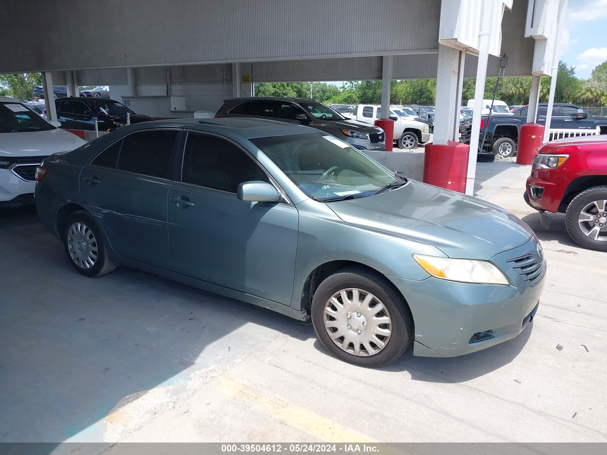 toyota camry 2007 4t1be46k37u593605