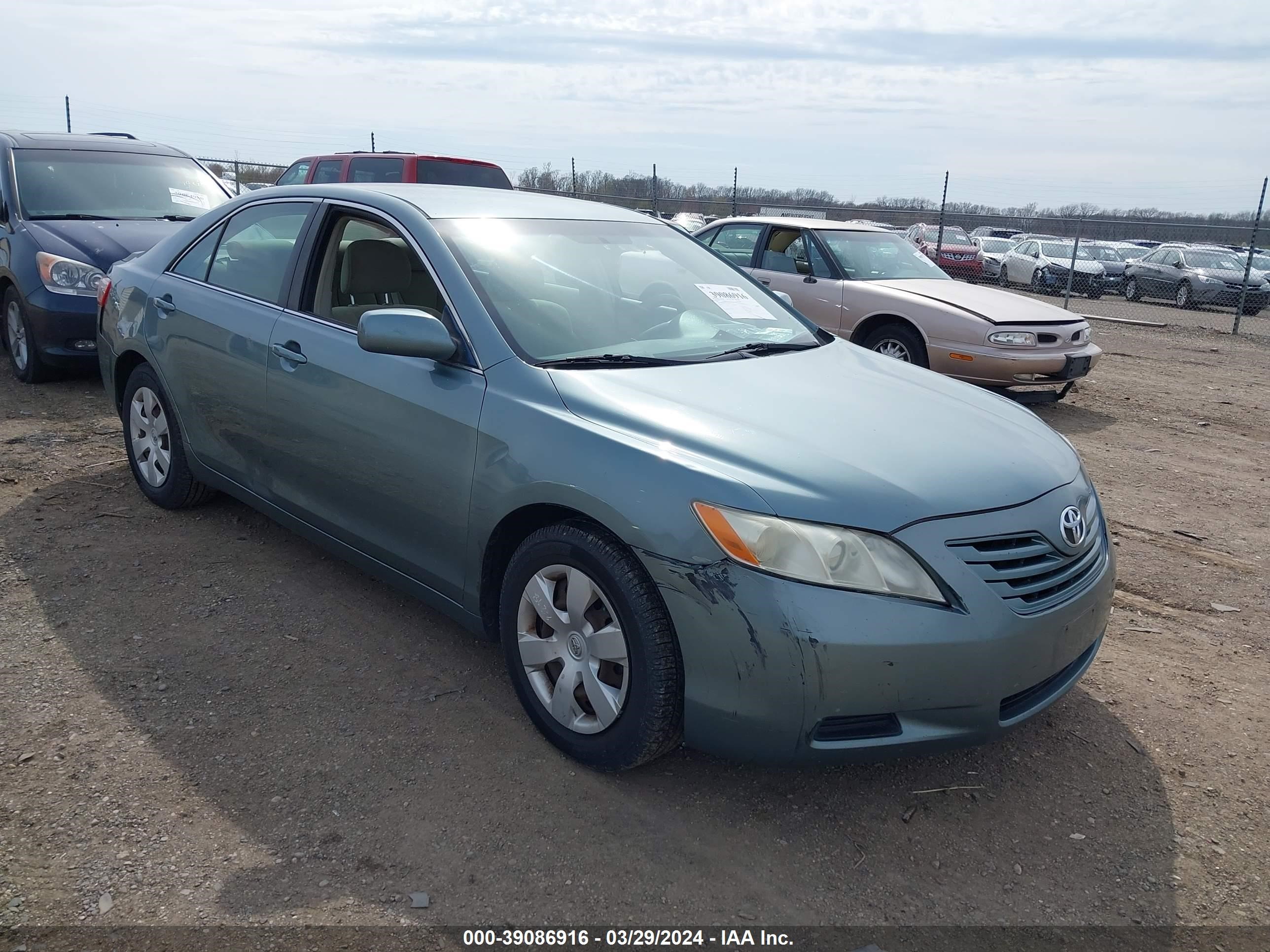 toyota camry 2007 4t1be46k37u645508