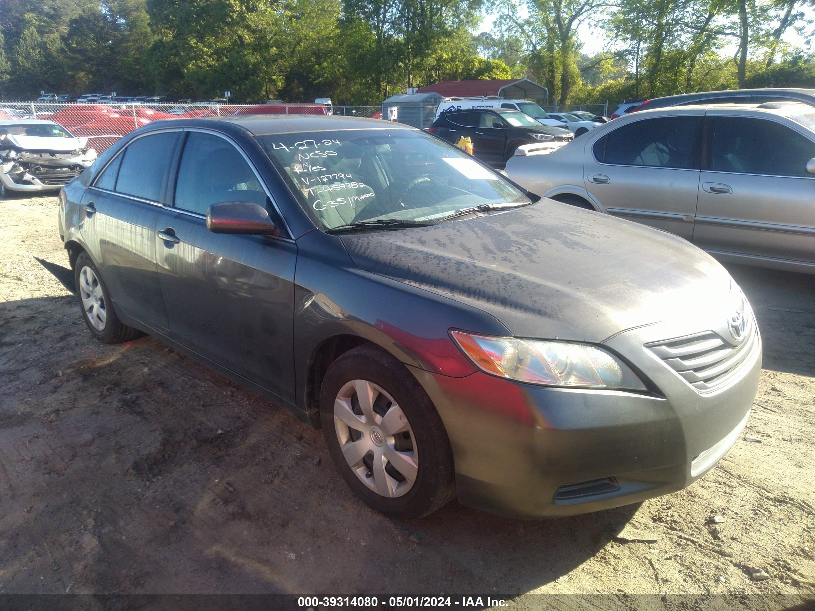 toyota camry 2007 4t1be46k47u127794