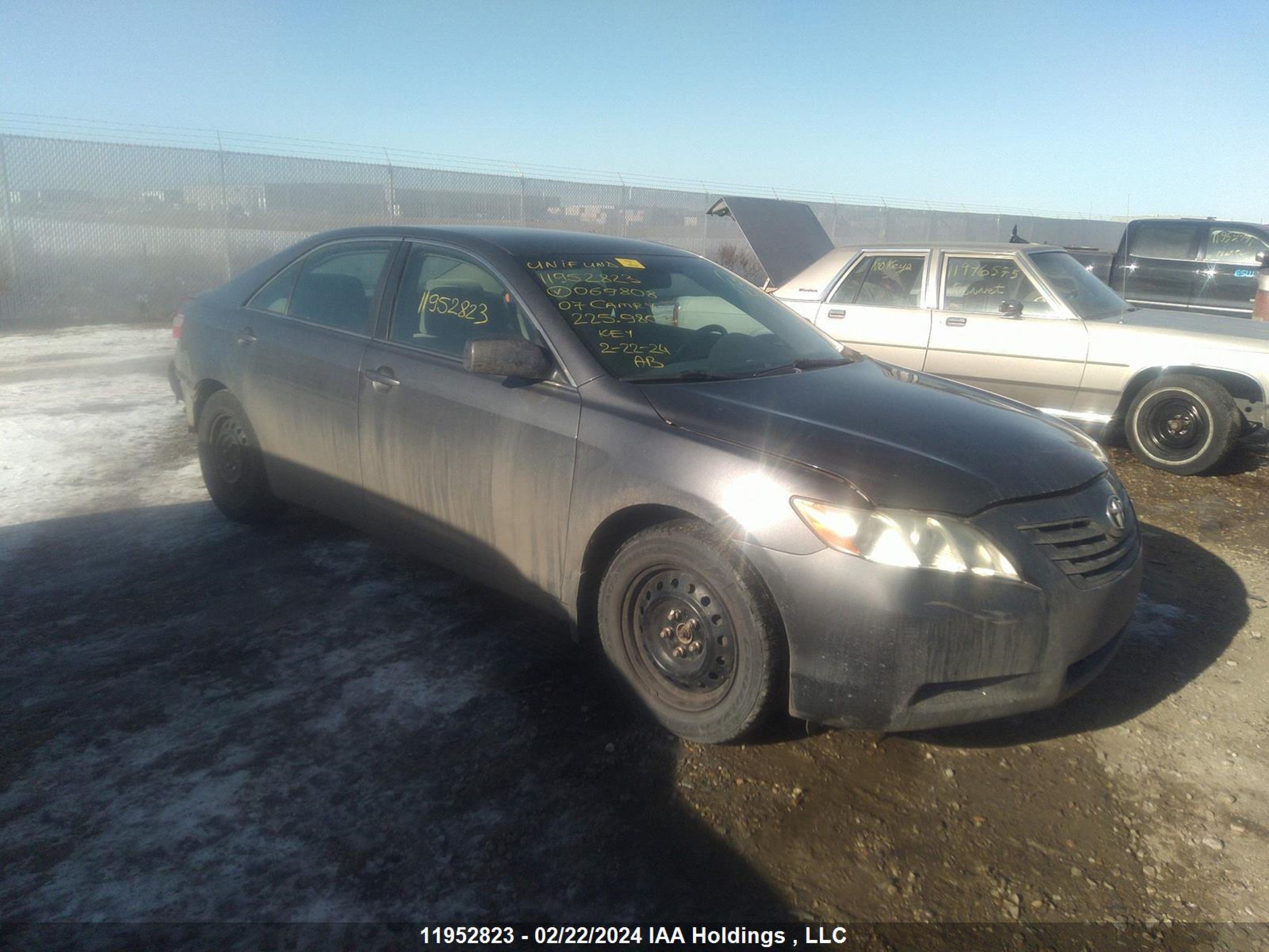 toyota camry 2007 4t1be46k57u069808