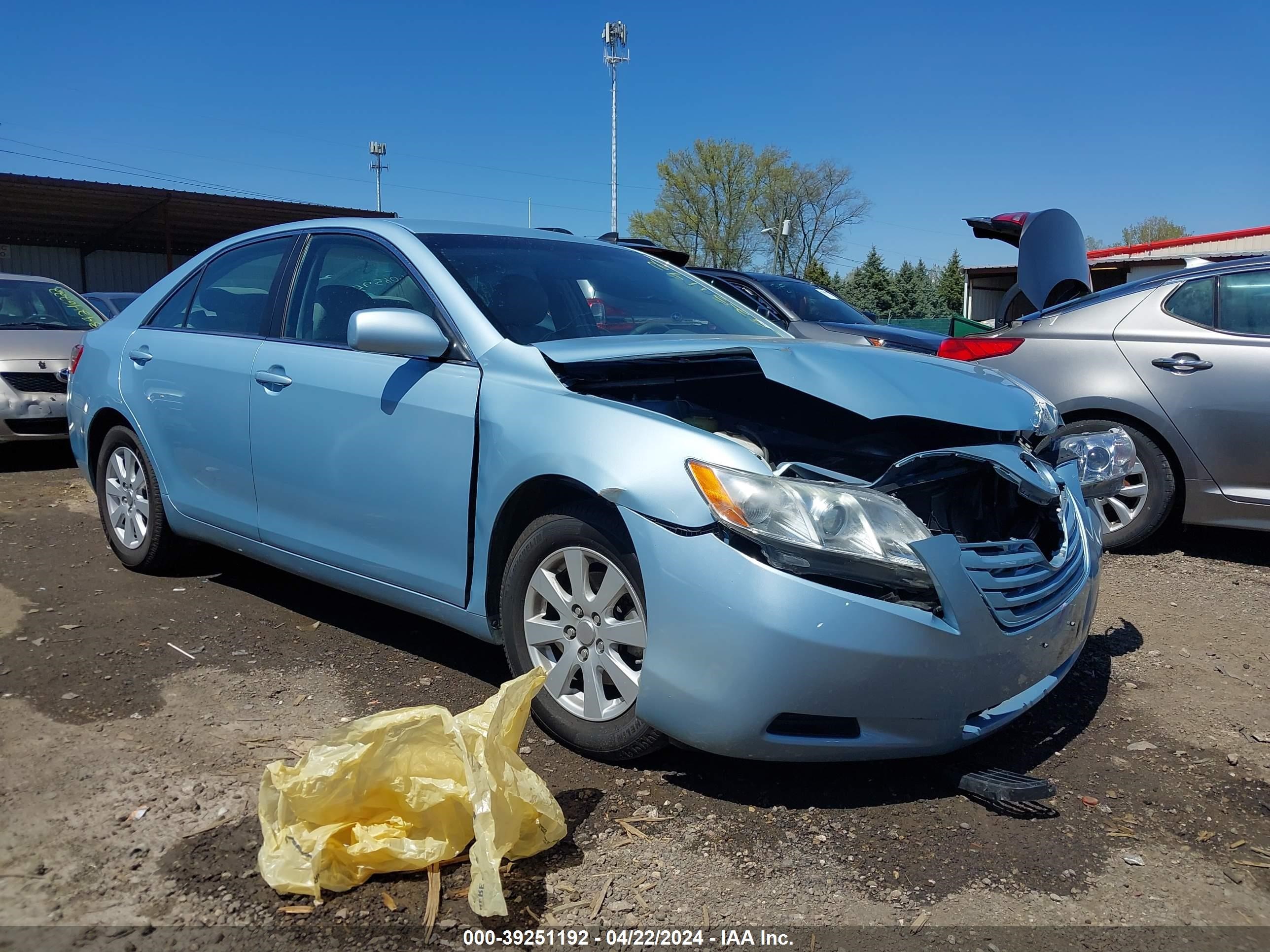 toyota camry 2007 4t1be46k57u606595