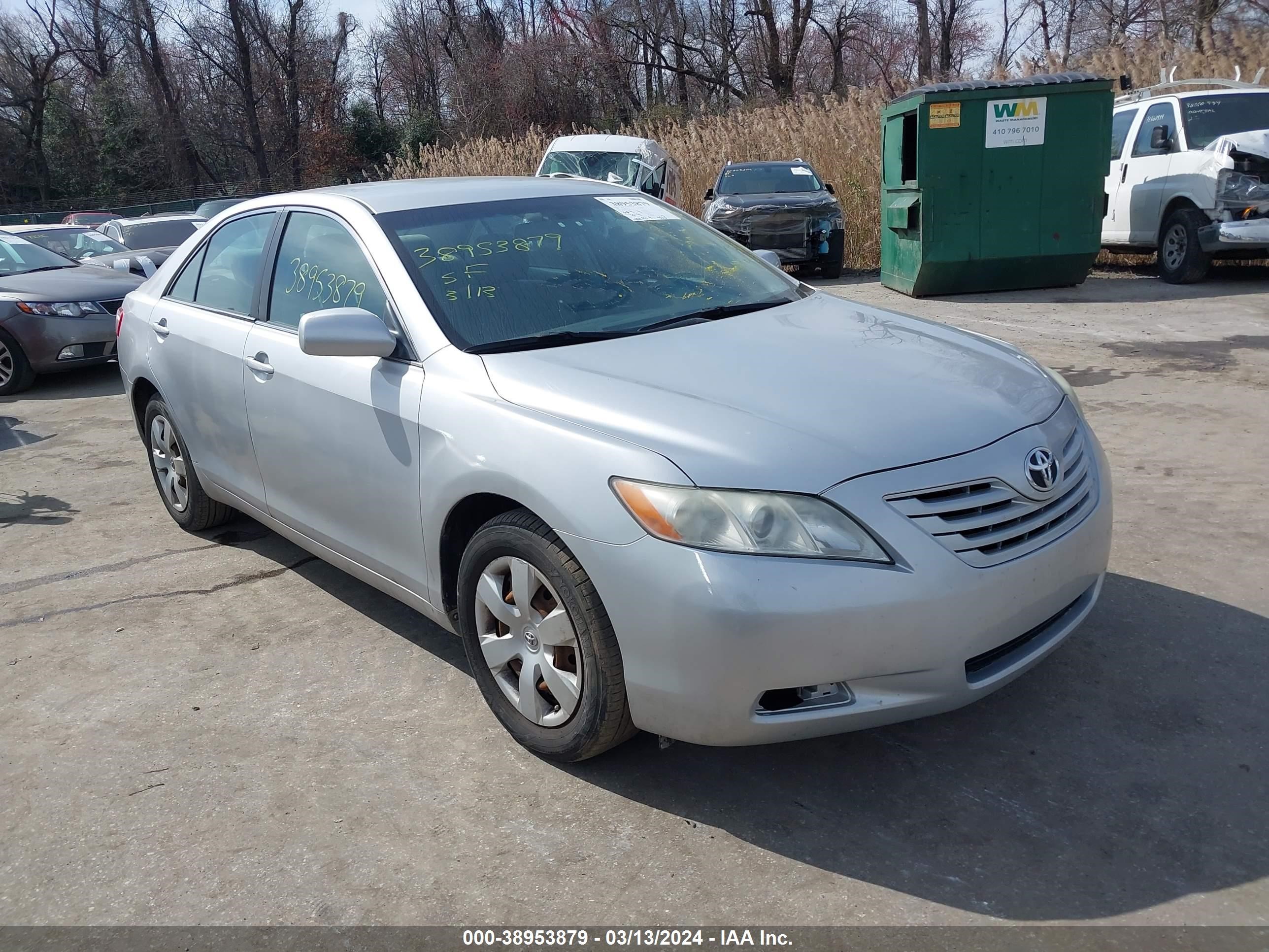 toyota camry 2008 4t1be46k58u219319