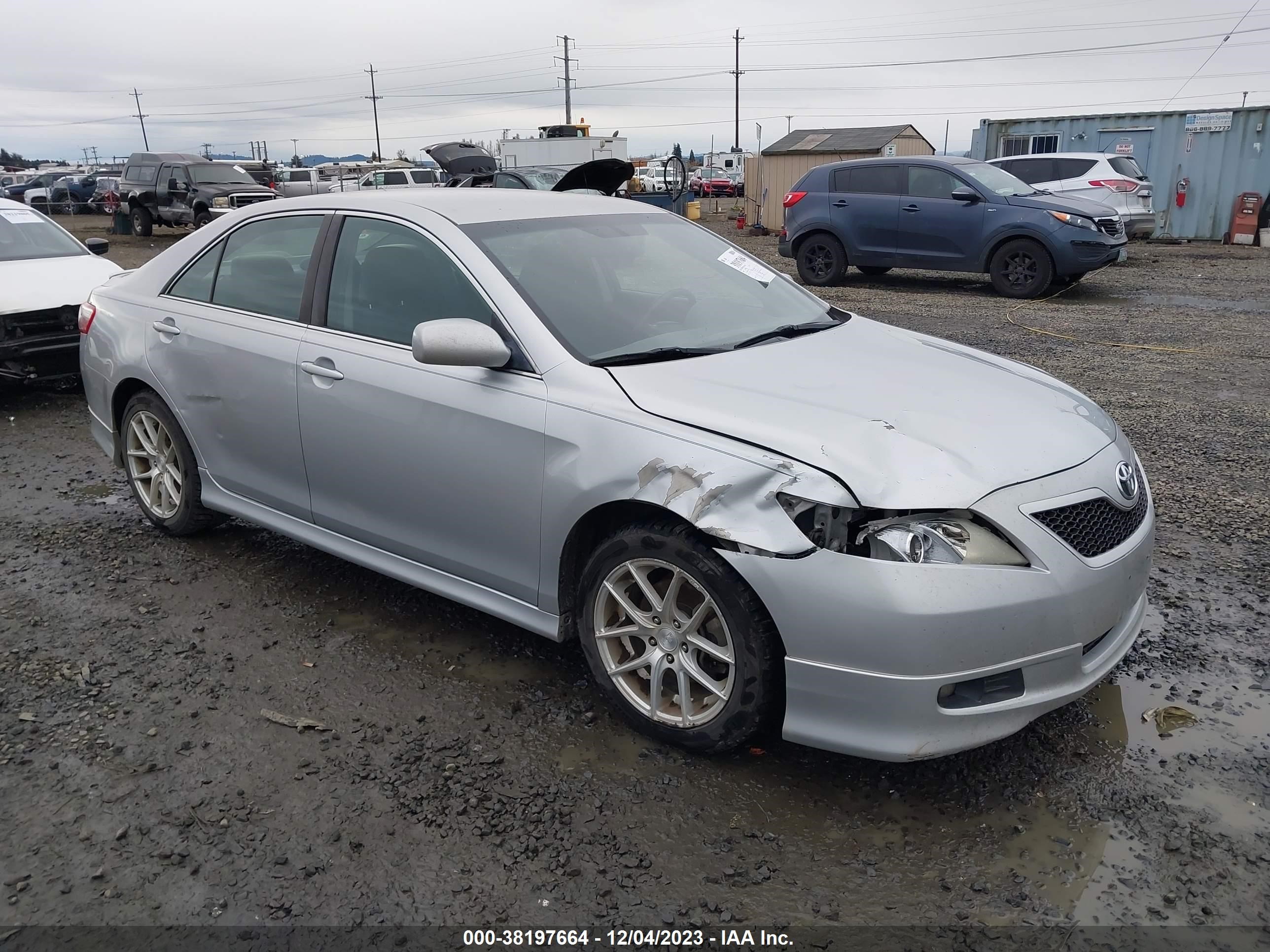 toyota camry 2007 4t1be46k77u027950