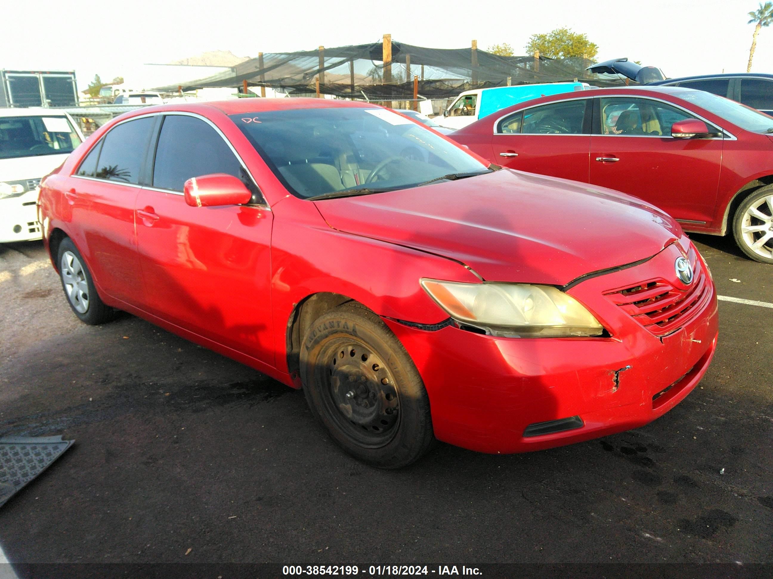 toyota camry 2007 4t1be46k77u072810