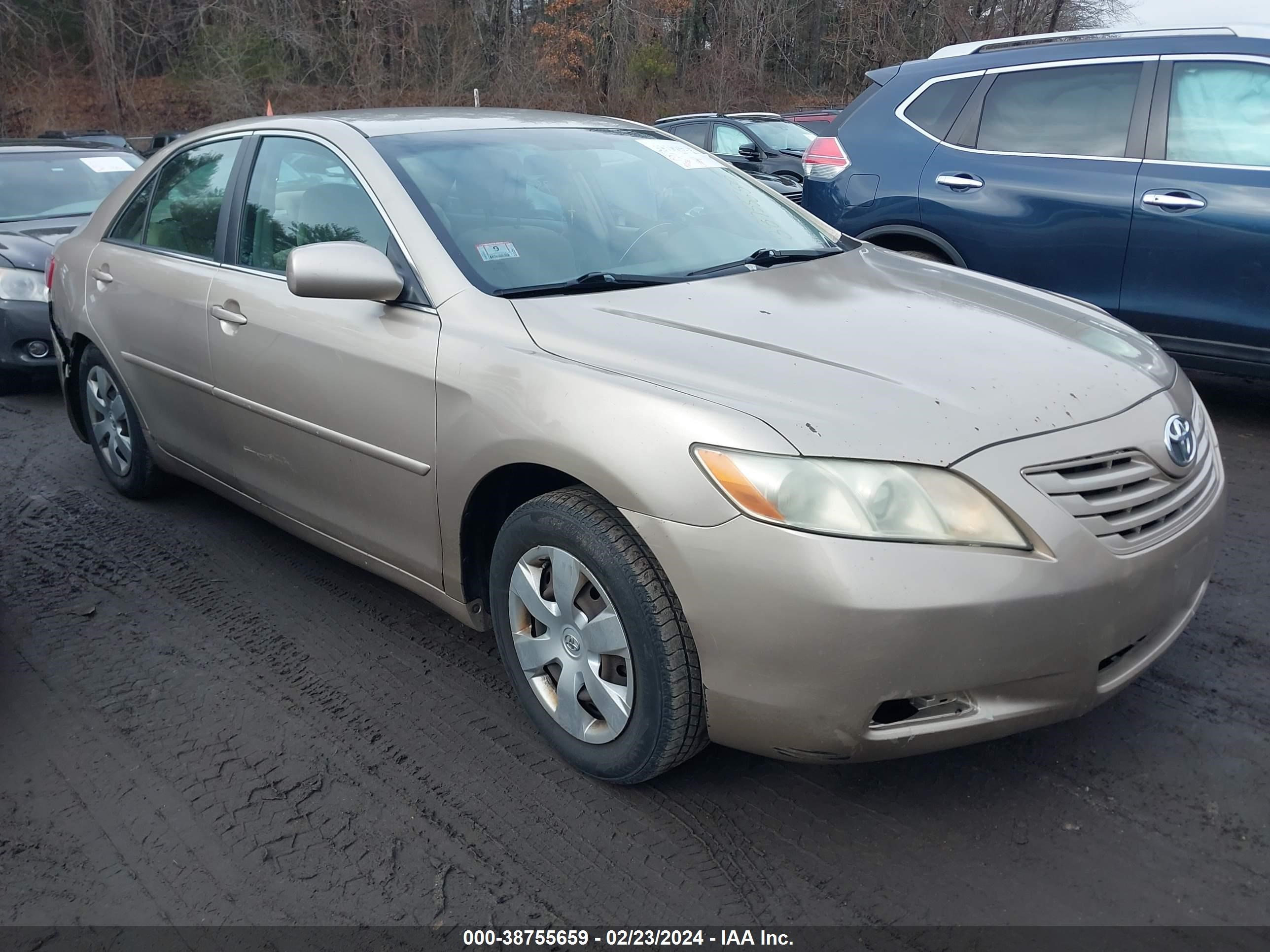 toyota camry 2007 4t1be46k77u100055