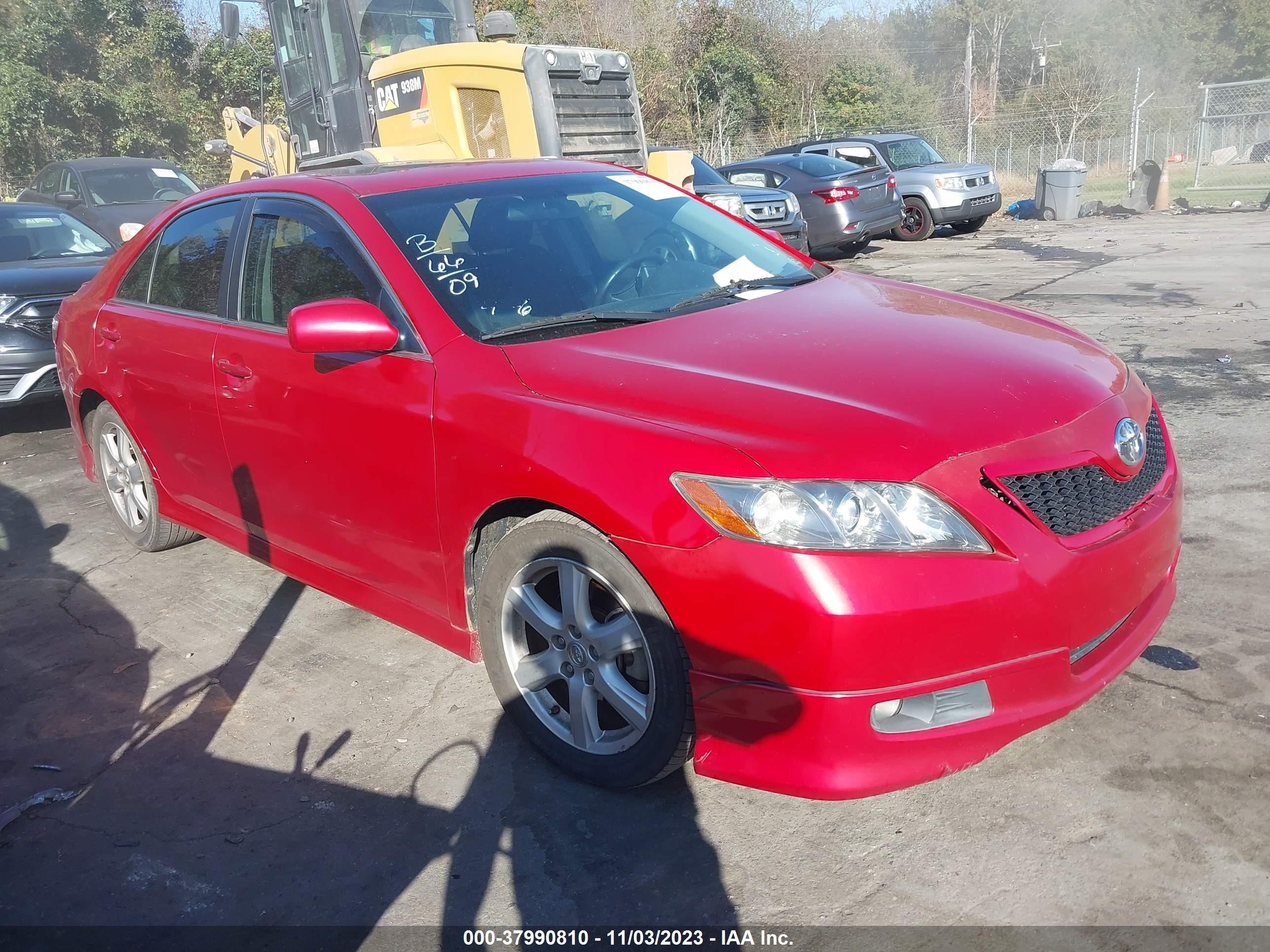 toyota camry 2009 4t1be46k79u302137