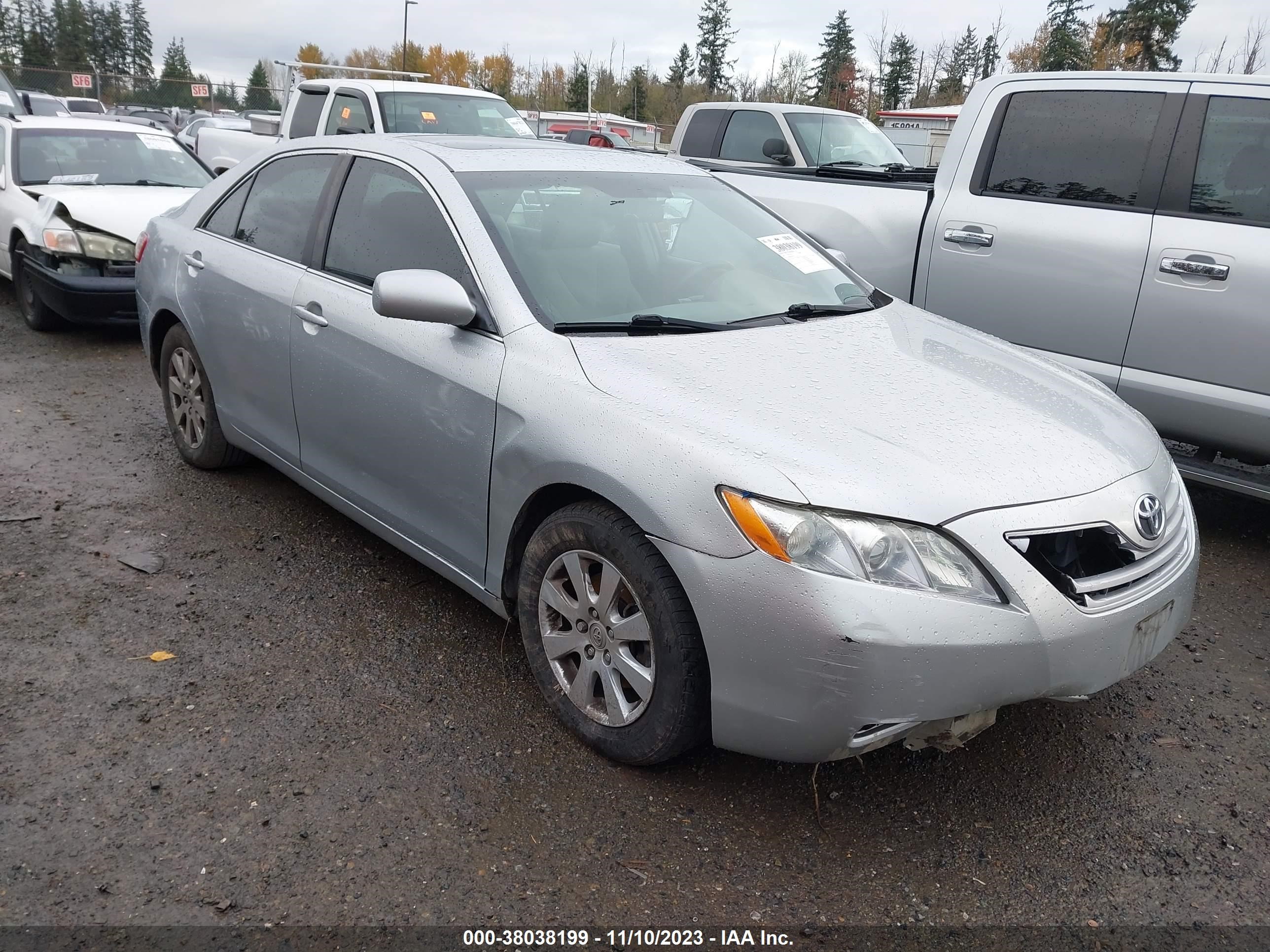 toyota camry 2007 4t1be46k87u186511