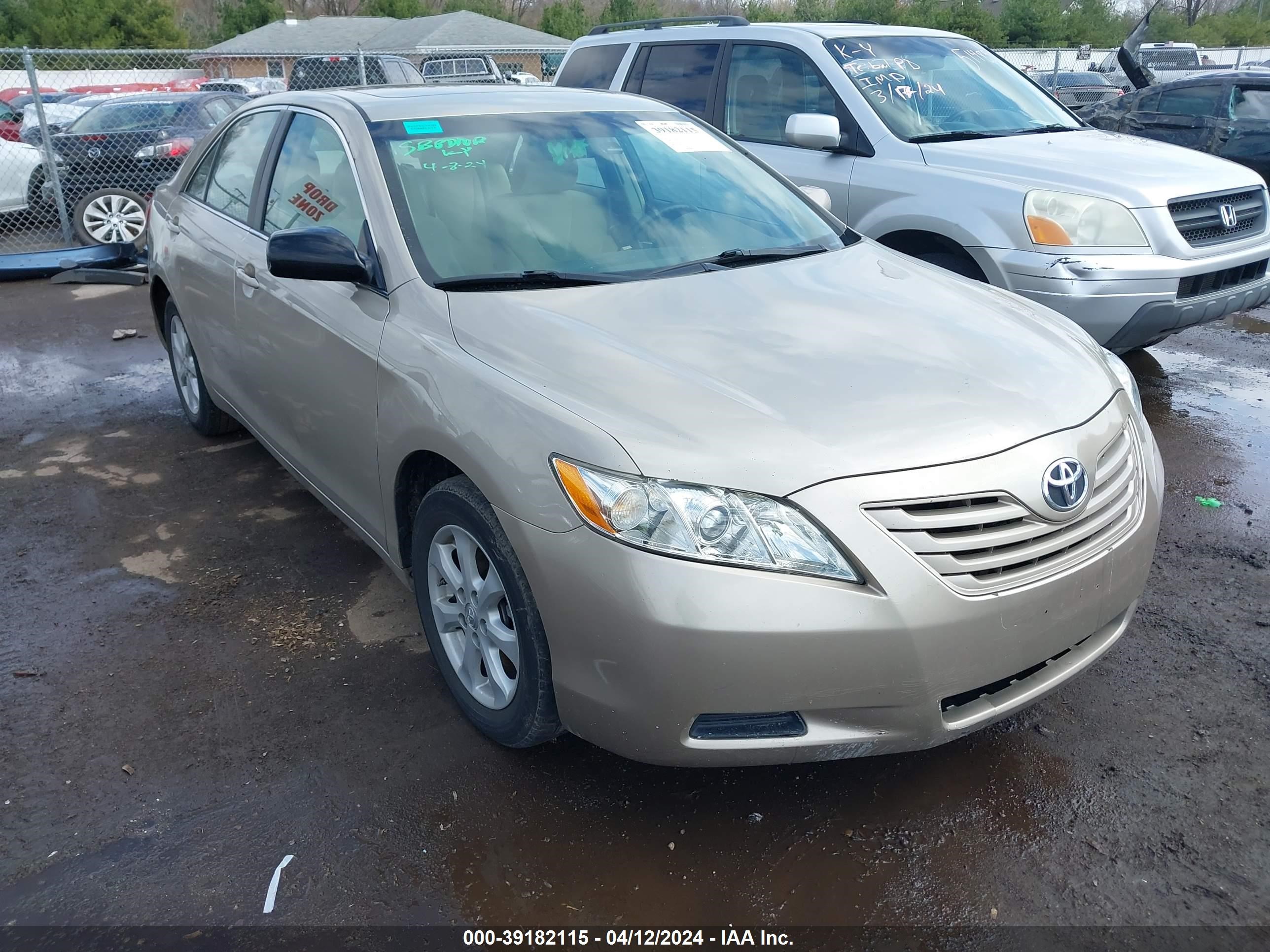 toyota camry 2007 4t1be46k87u513134