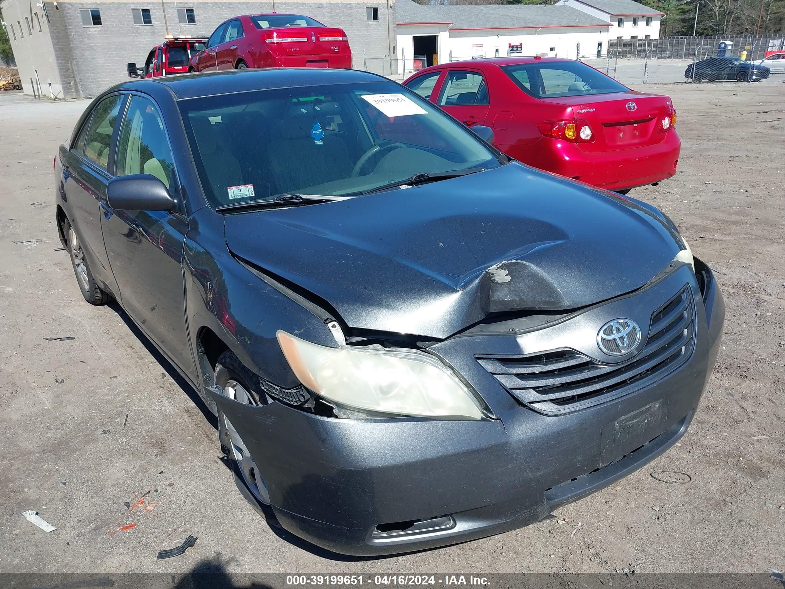 toyota camry 2007 4t1be46k87u523792