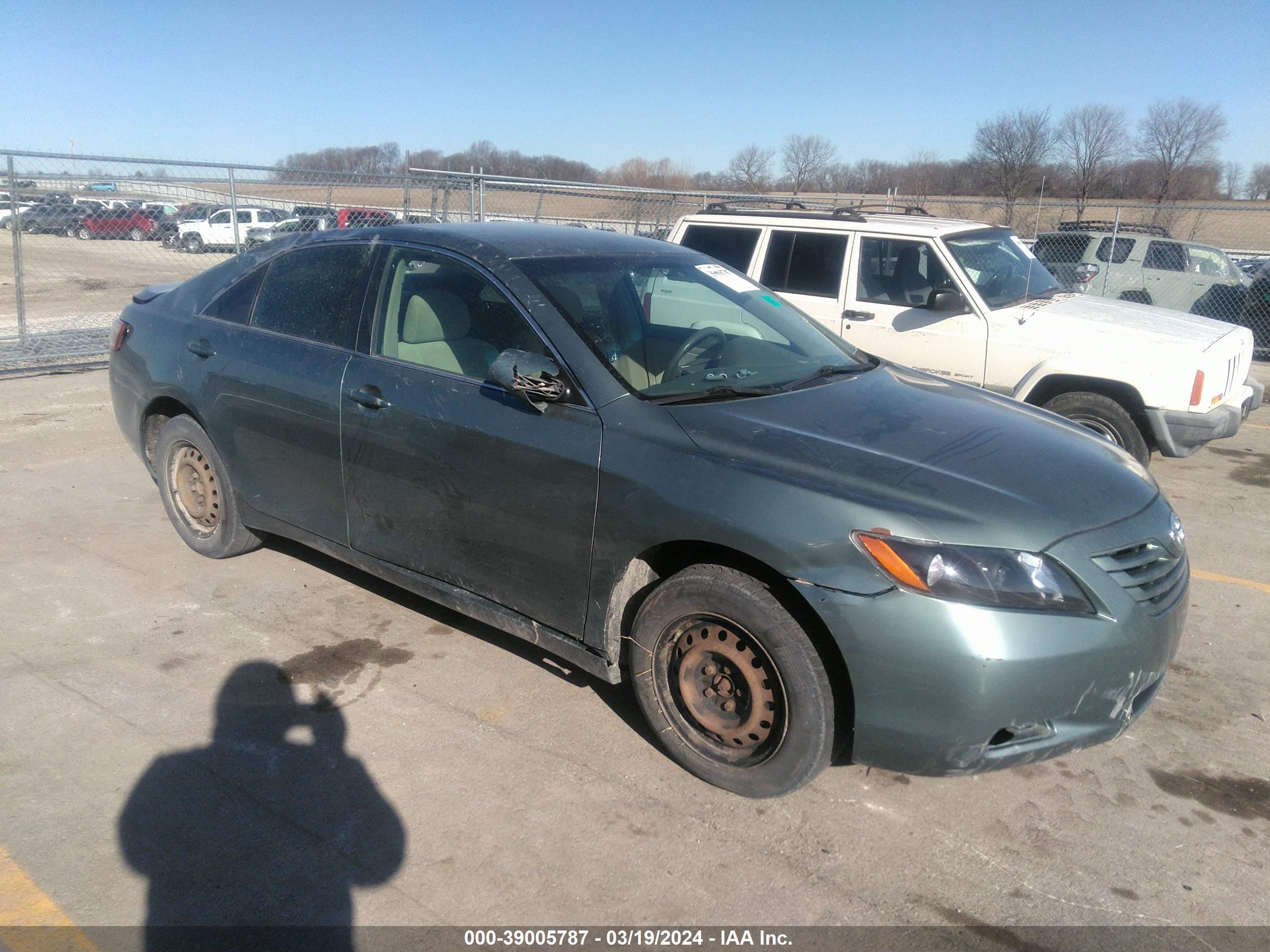 toyota camry 2007 4t1be46k87u660991