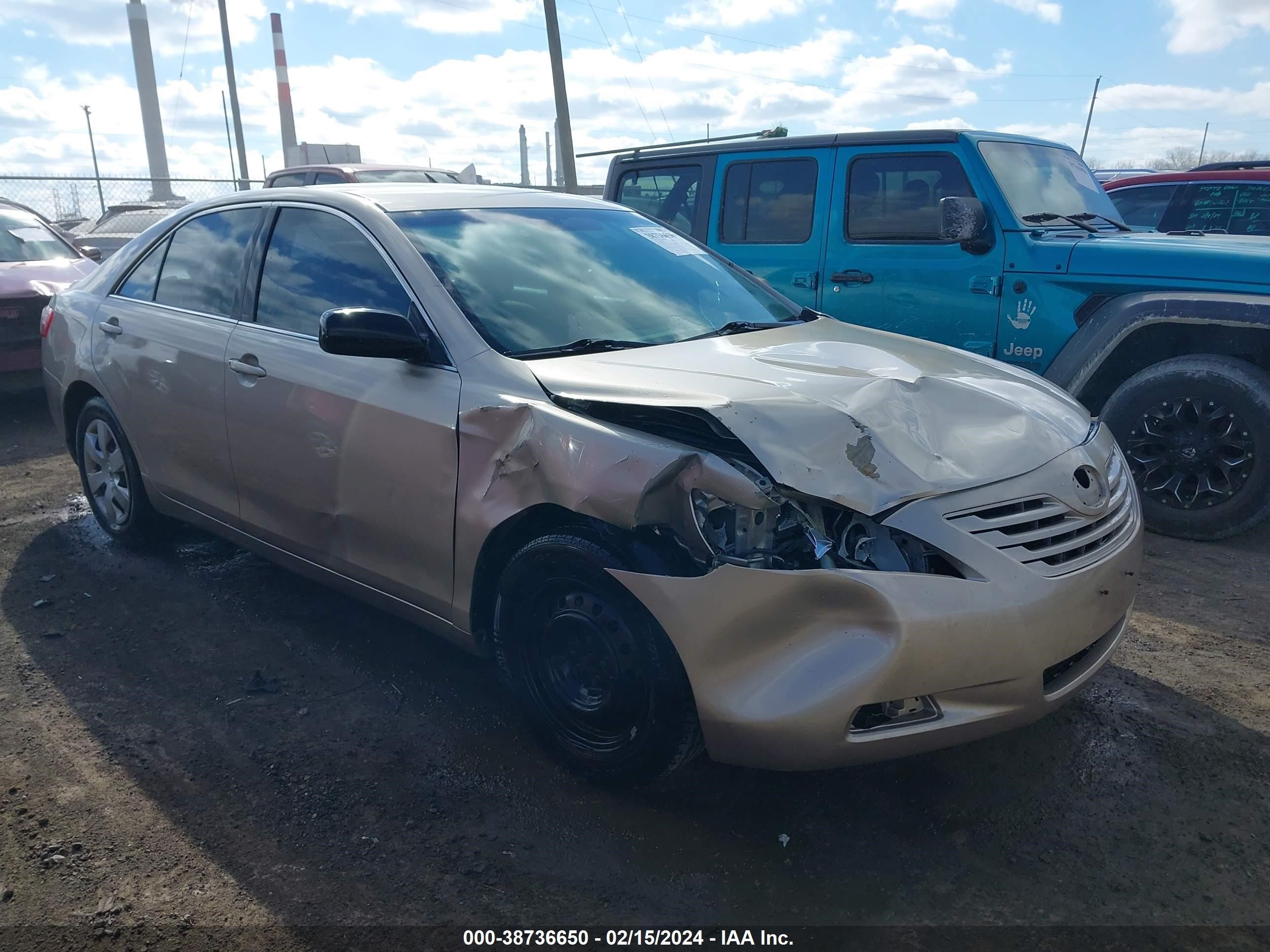 toyota camry 2008 4t1be46k98u223969