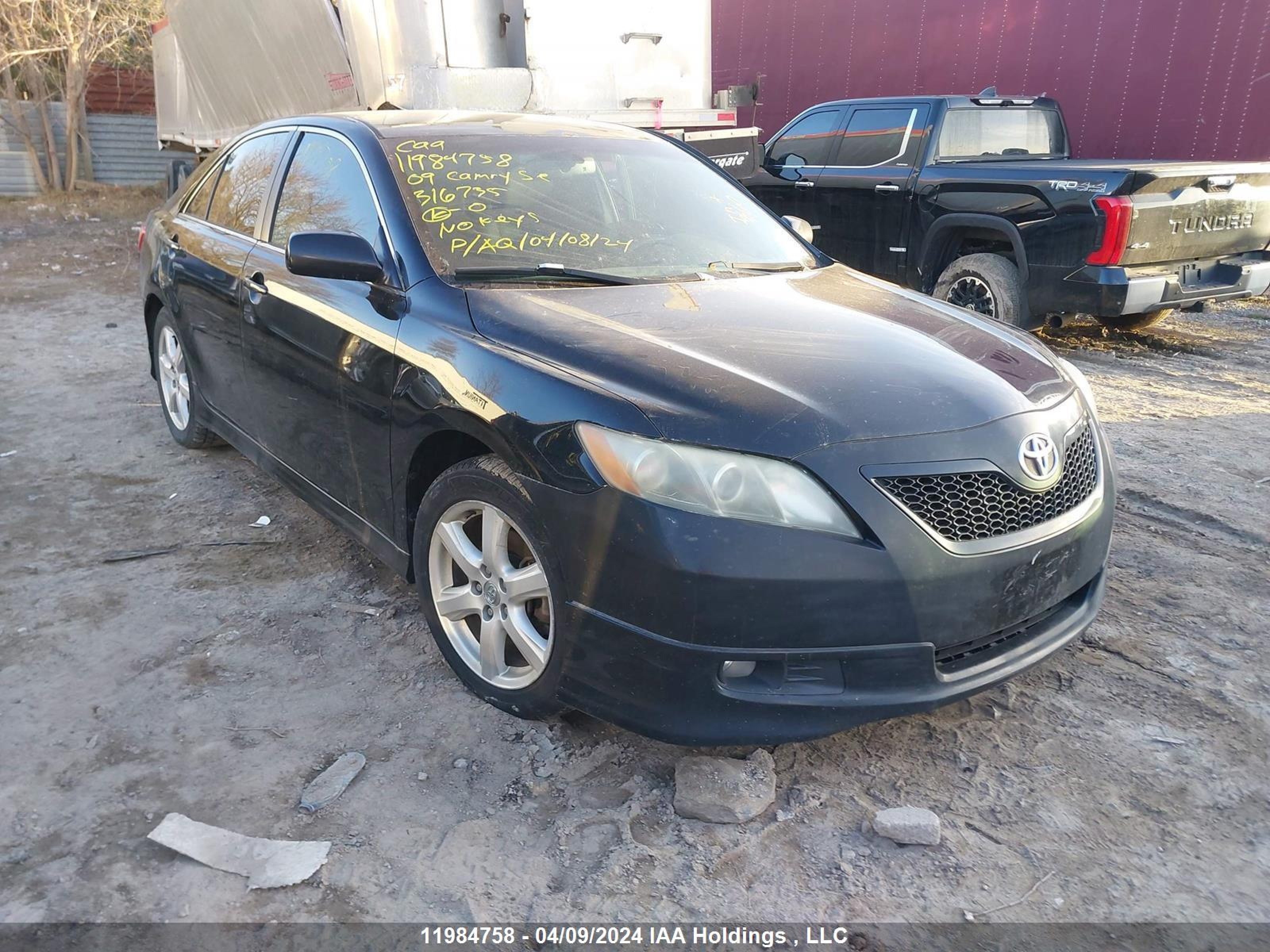 toyota camry 2009 4t1be46k99u316735