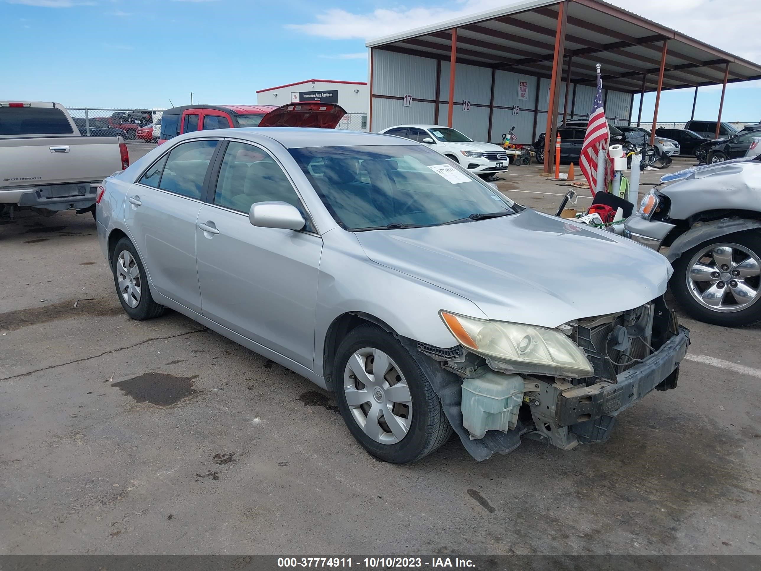 toyota camry 2007 4t1be46kx7u142204