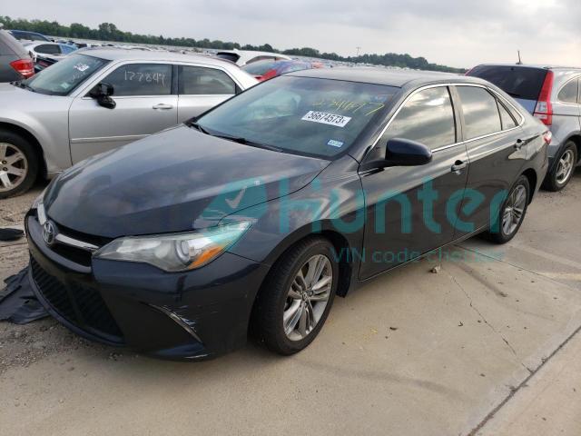 toyota camry le 2016 4t1bf1fk2gu234497