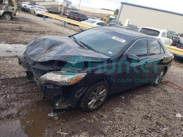 toyota camry le 2017 4t1bf1fk2hu744396