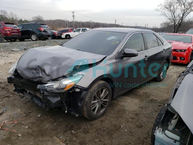 toyota camry le 2017 4t1bf1fk6hu279850