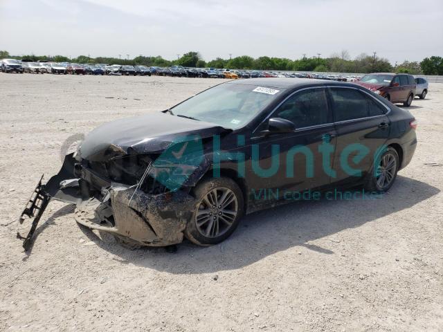 toyota camry le 2016 4t1bf1fk7gu251683