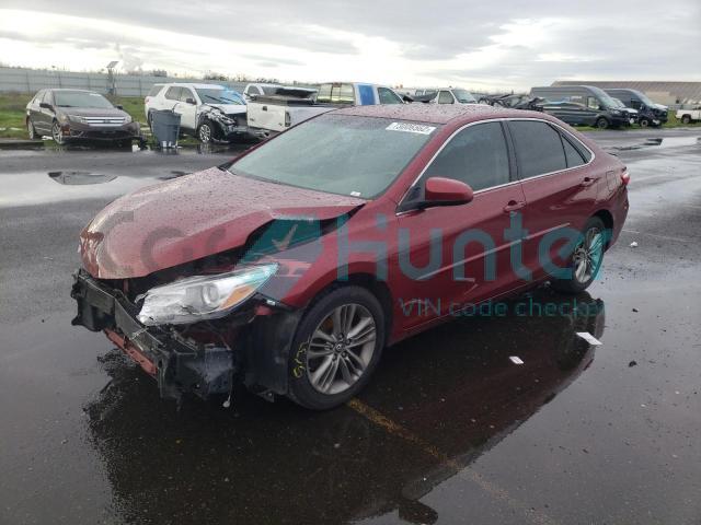 toyota camry le 2016 4t1bf1fk8gu590985