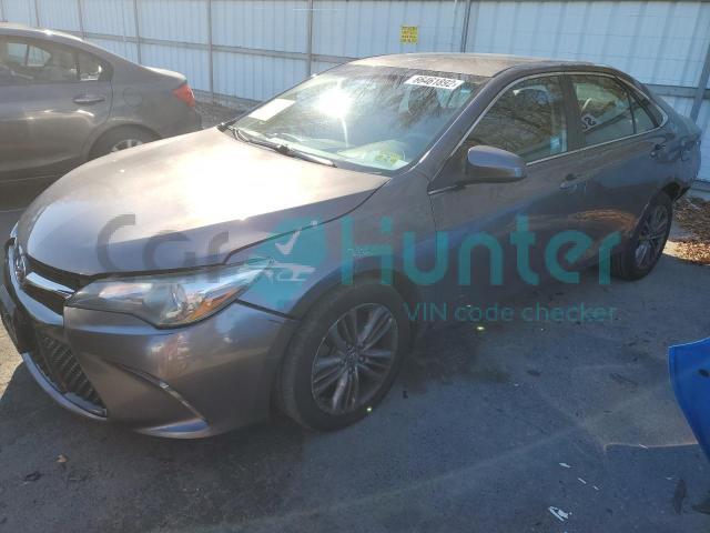 toyota camry le 2016 4t1bf1fk9gu201545