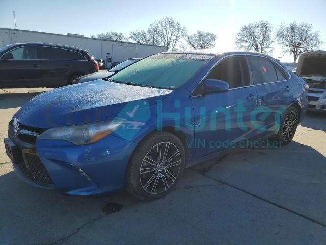 toyota camry le 2016 4t1bf1fk9gu522047