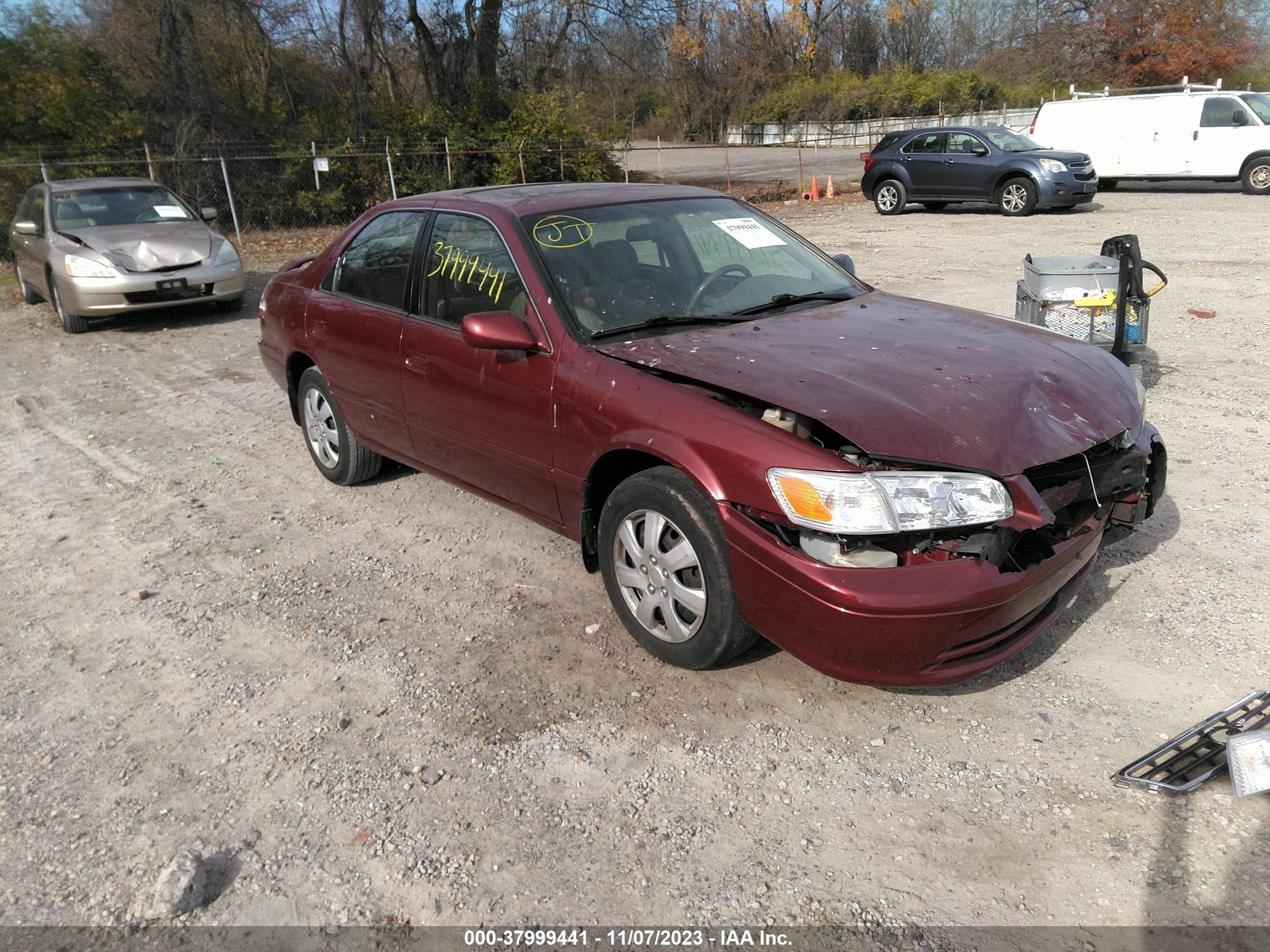 toyota camry 2001 4t1bf22k21u121538