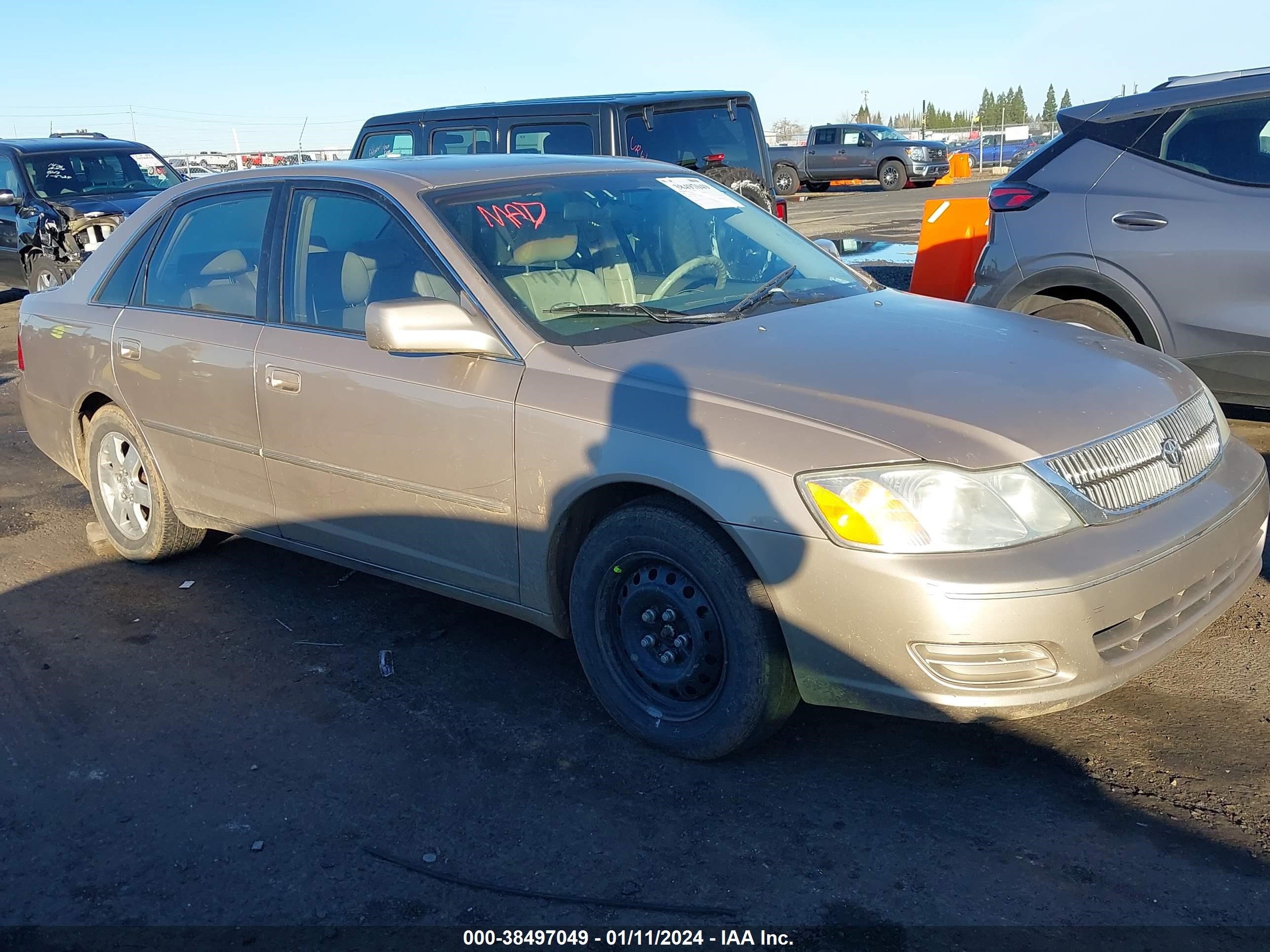 toyota avalon 2002 4t1bf28b02u224501